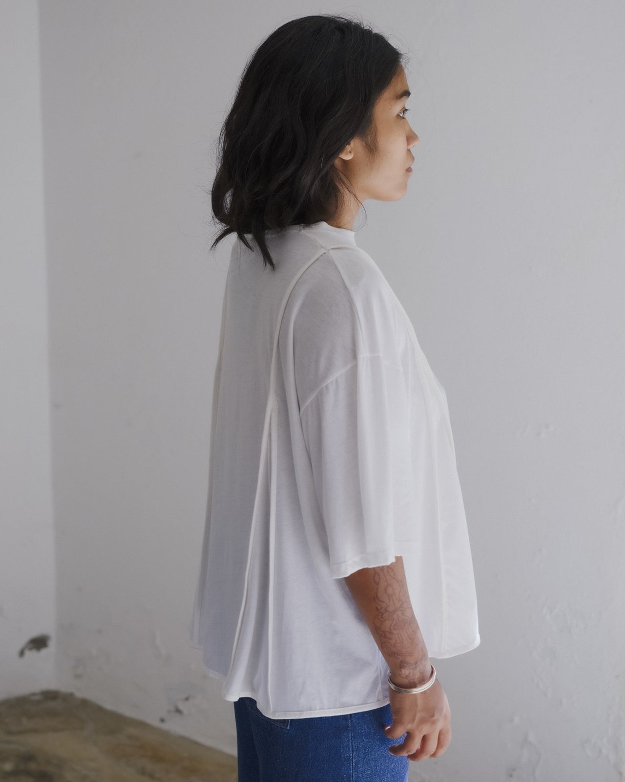 Mul Tee Shirt - Deadstock Cotton - Off-White