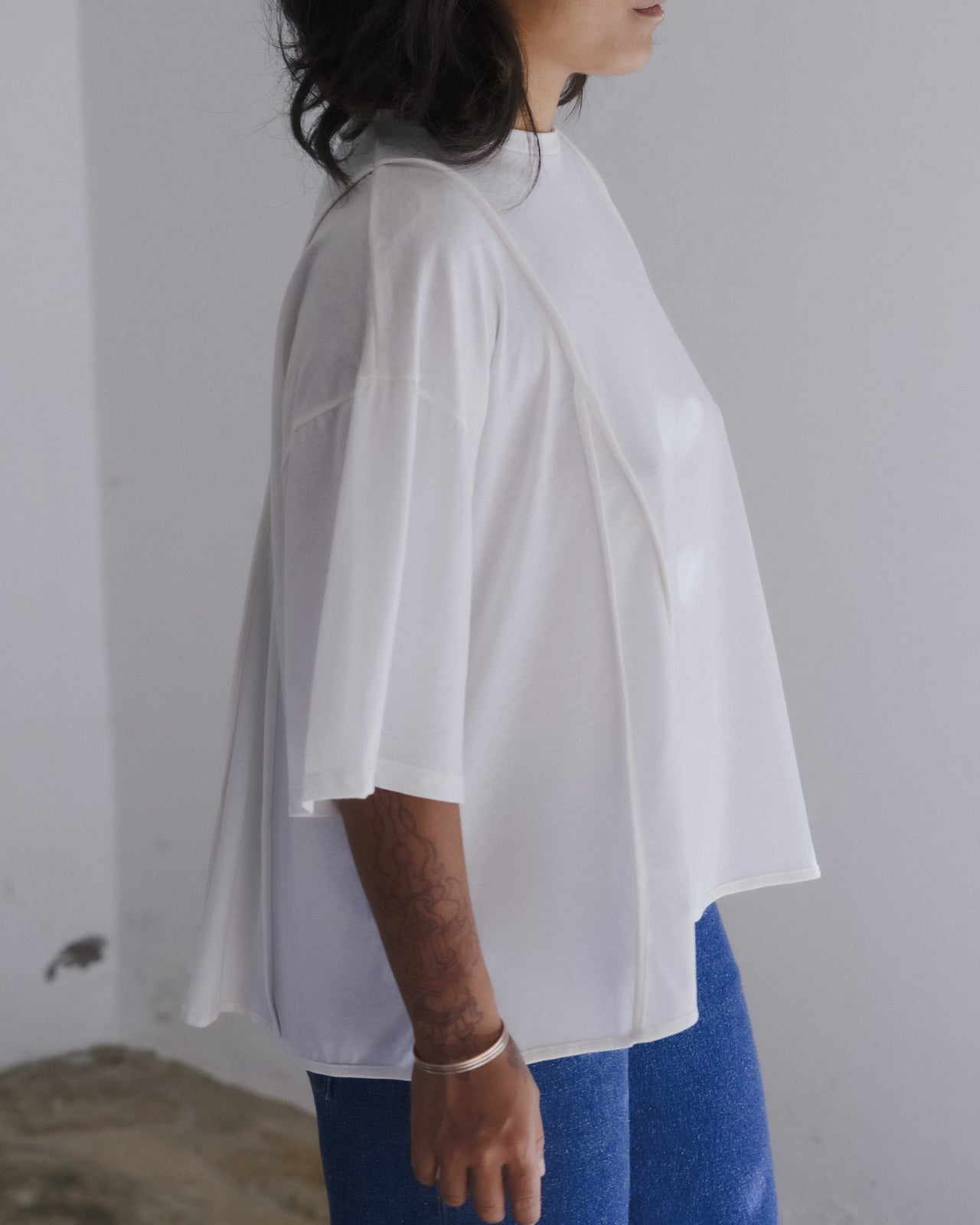 Mul Tee Shirt - Deadstock Cotton - Off-White