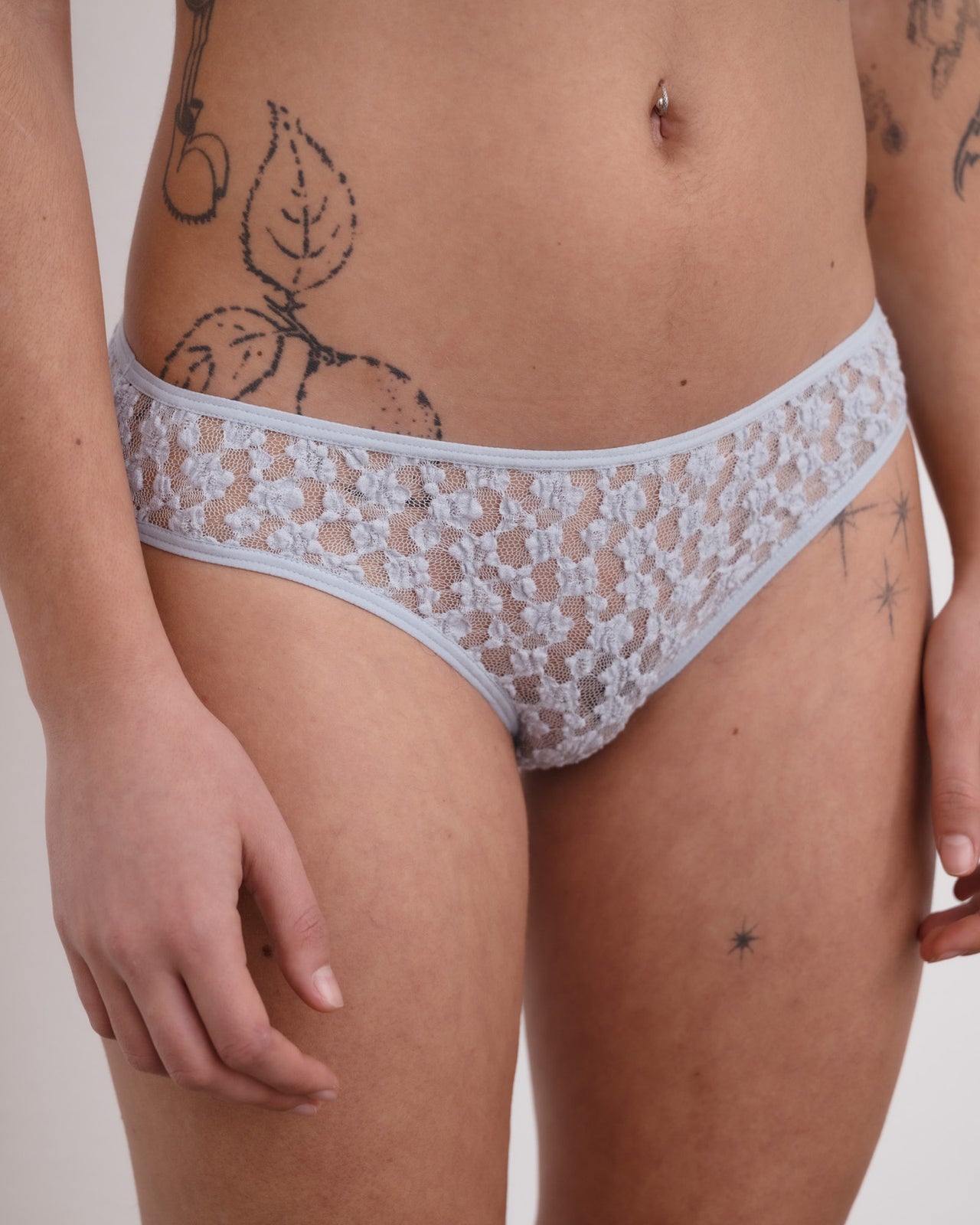 Musial Pants - Organic Cotton Lace - Dona Blue