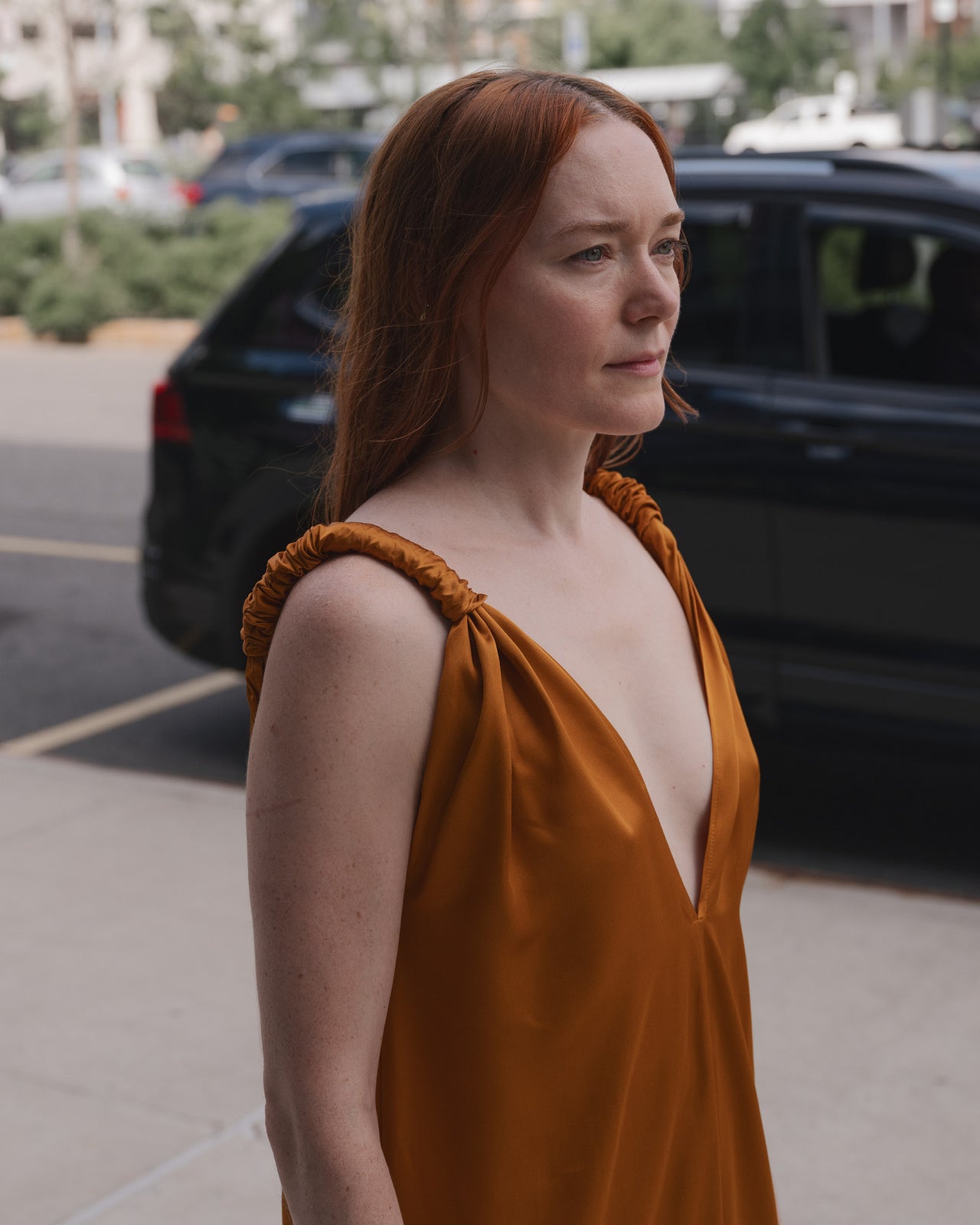 Neil Dress - Viscose - Mina Copper