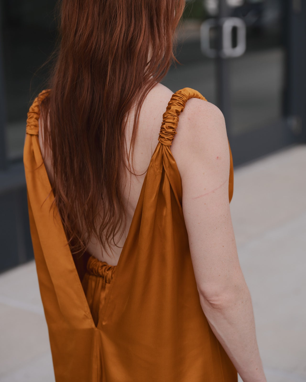 Neil Dress - Viscose - Mina Copper