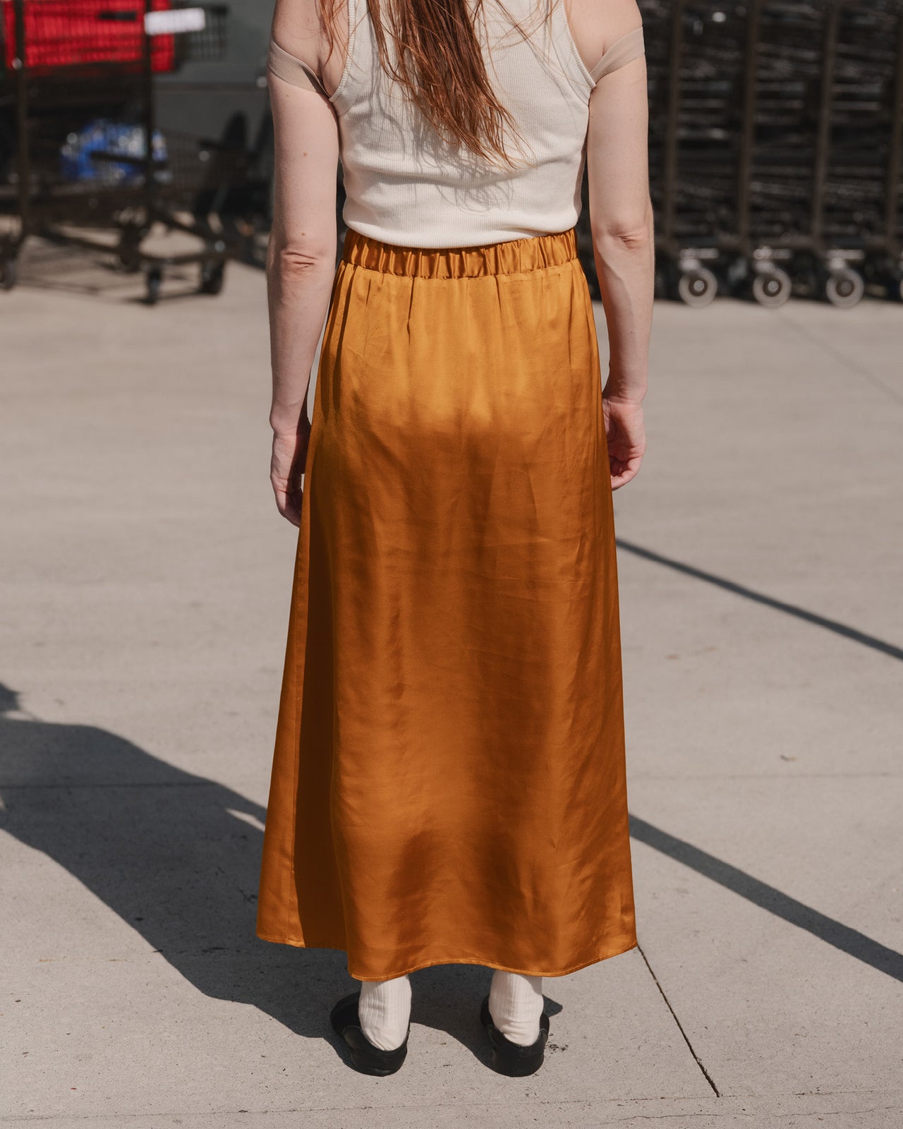 Neil Skirt - Viscose - Mina Copper