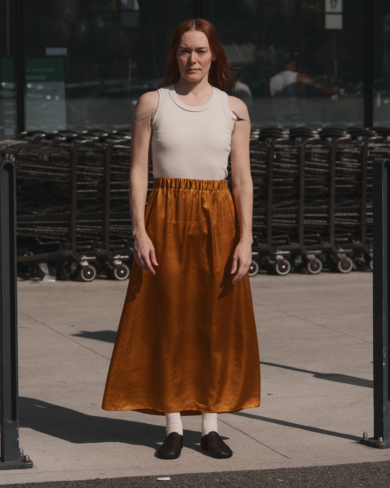 Neil Skirt - Viscose - Mina Copper