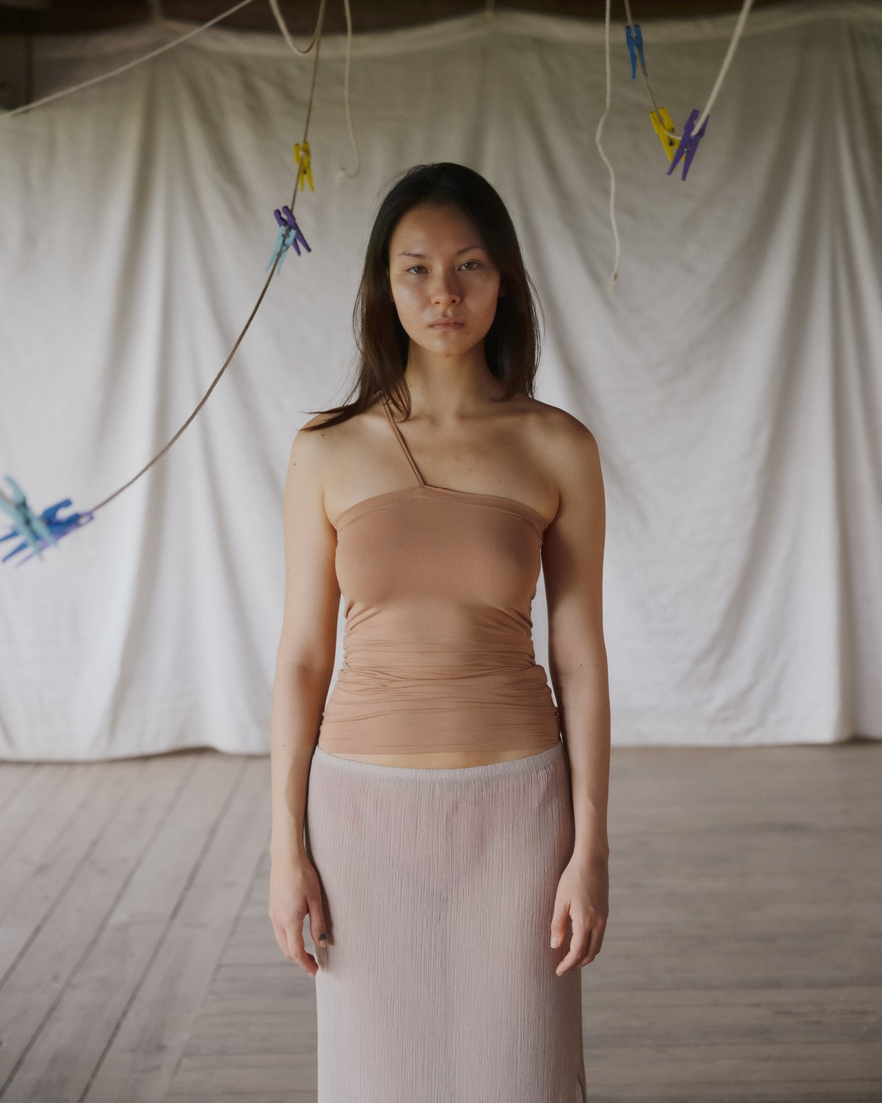 Nida One Strap Tank - Bamboo Viscose - Aural