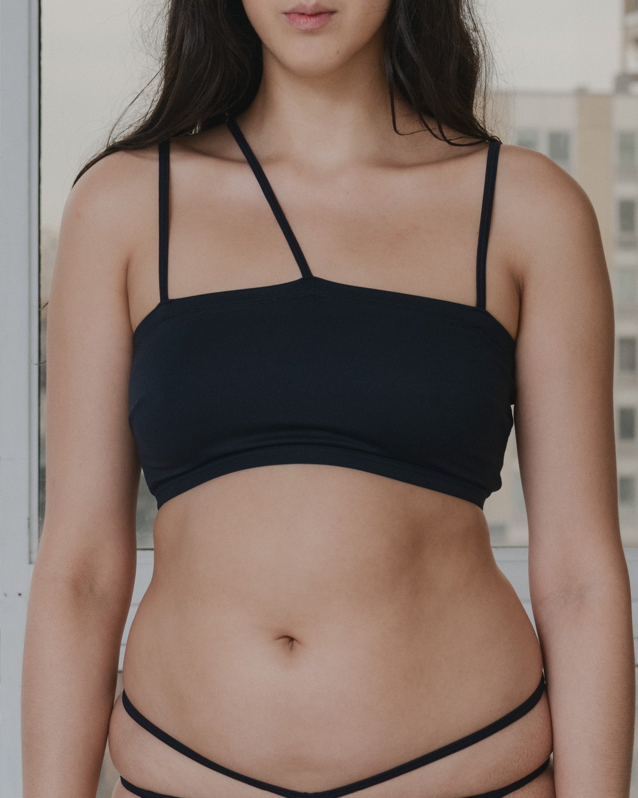 Nida Swim Top - Polyamide - Black