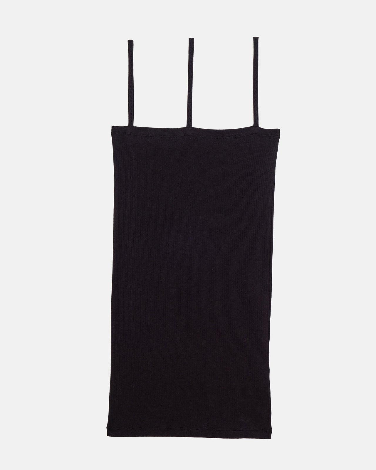 Nida Tank - Organic Cotton Rib - Black