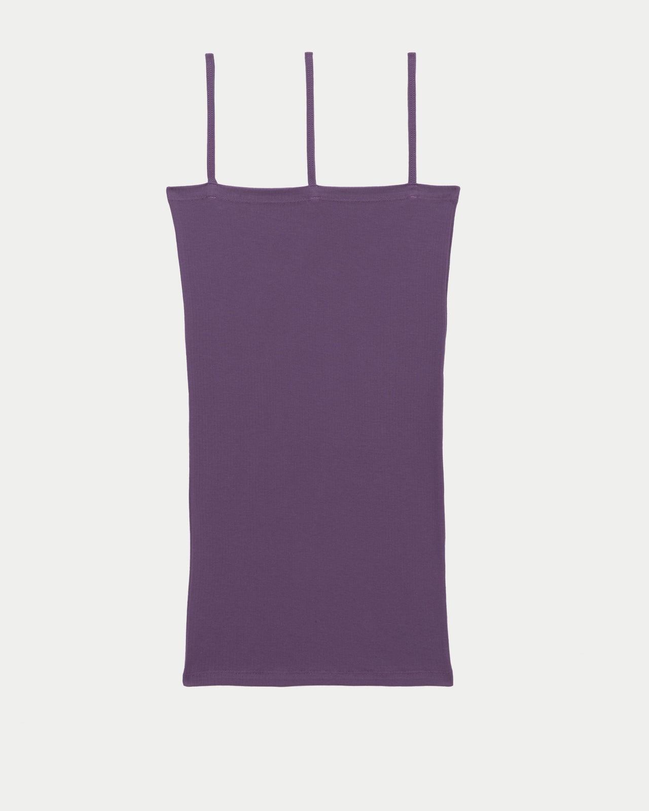 Nida Tank - Fine Organic Cotton Rib - Venet Purple