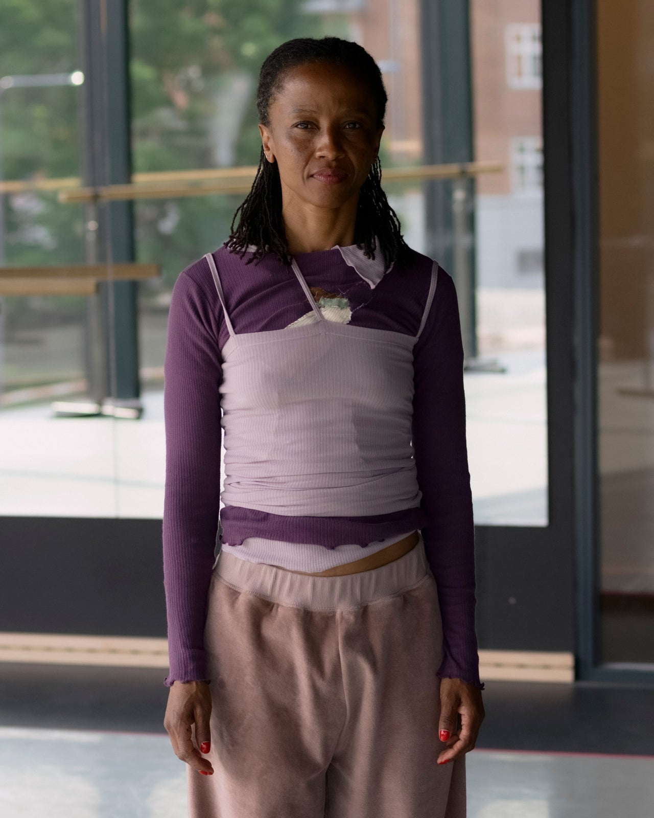 Nida Tank - Organic Cotton Rib - Verbe Purple