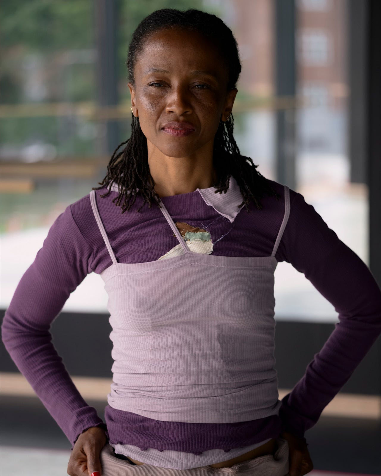 Nida Tank - Organic Cotton Rib - Verbe Purple