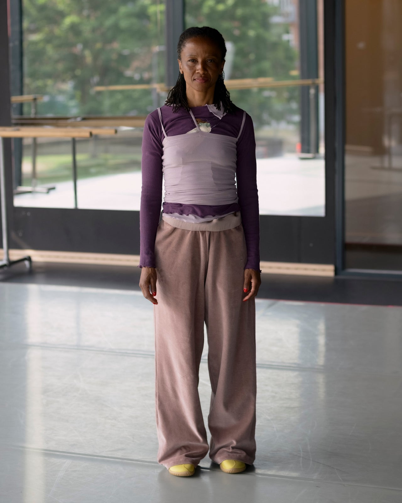 Nida Tank - Organic Cotton Rib - Verbe Purple