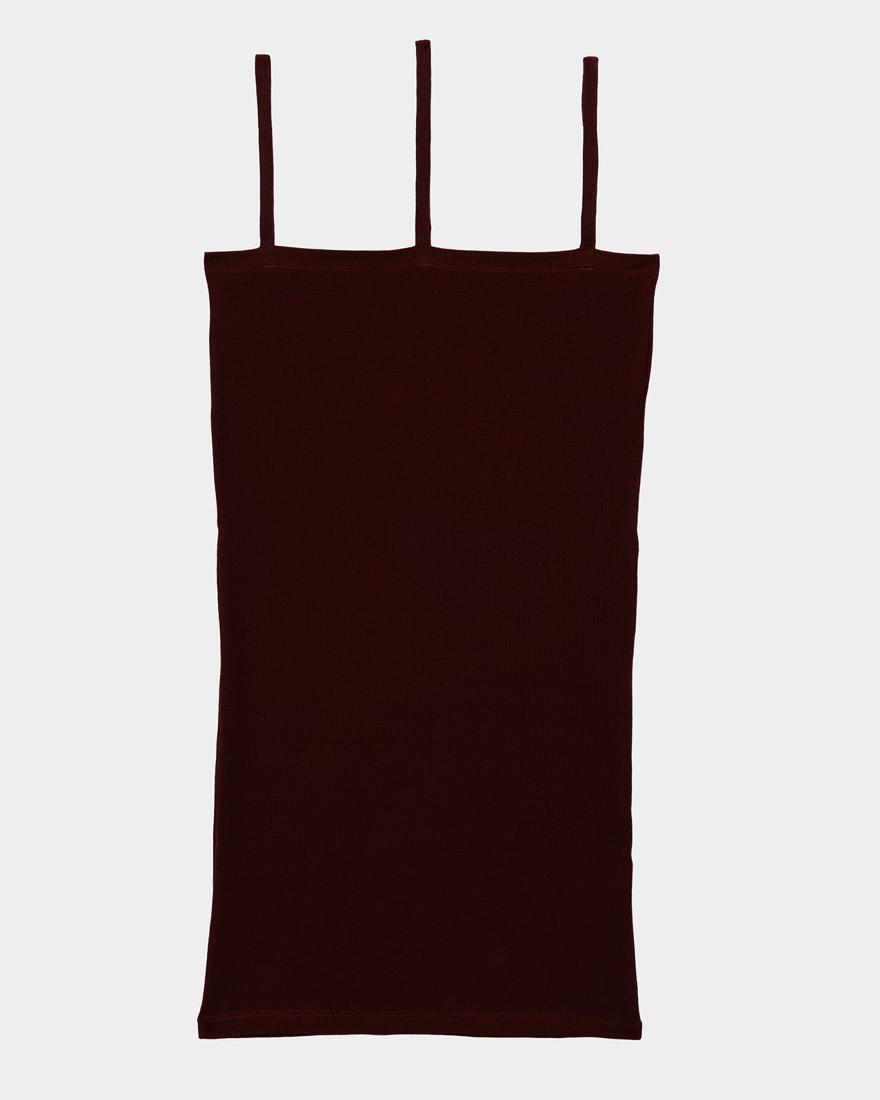 Nida Tank - Fine Organic Cotton Rib - Nara Red