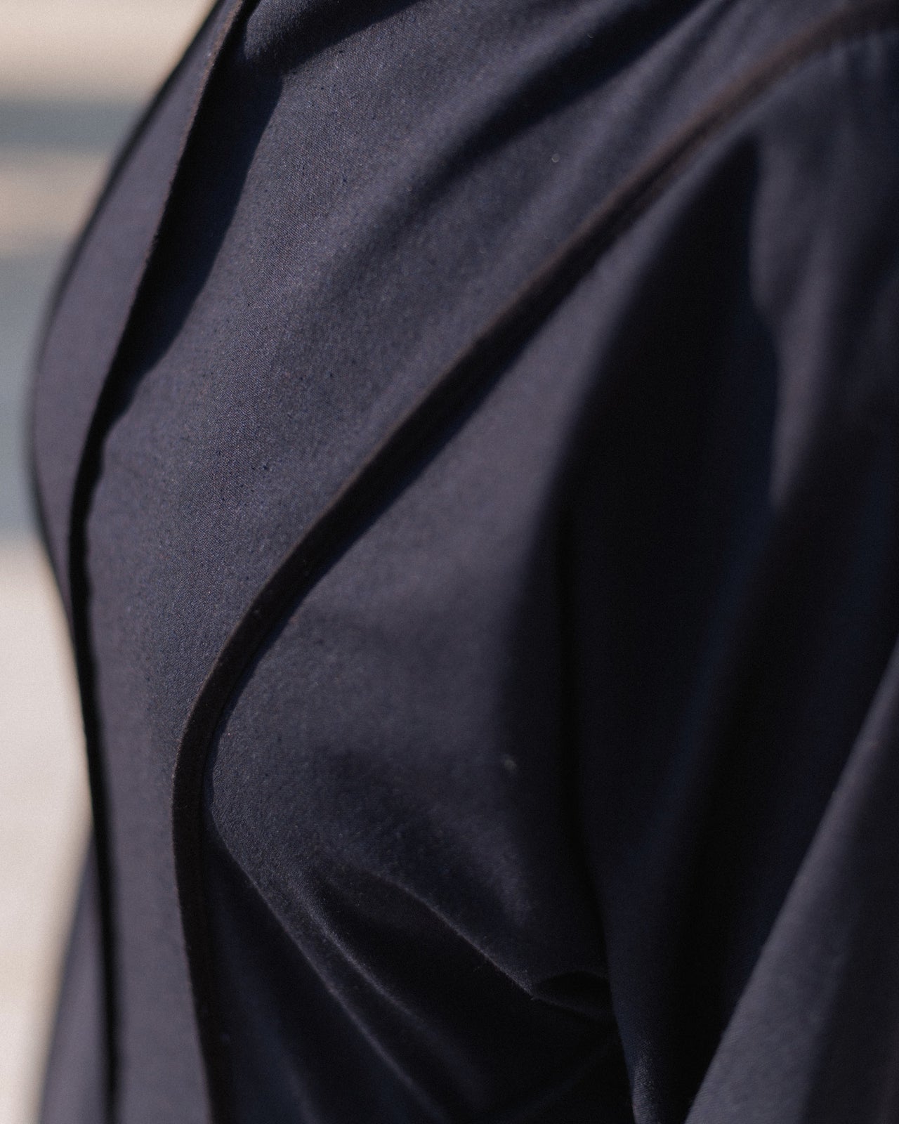 Nika Dress - Wild Silk & Wool - Dama Navy