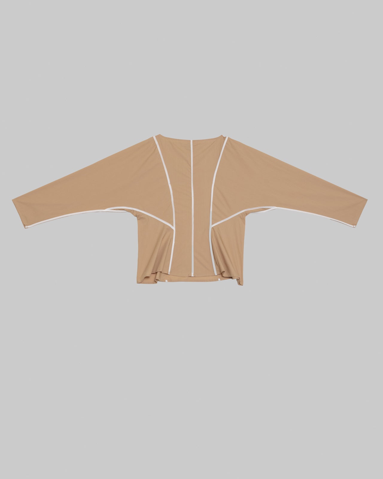 Nika Top - Organic Cotton Poplin - Marble Brown