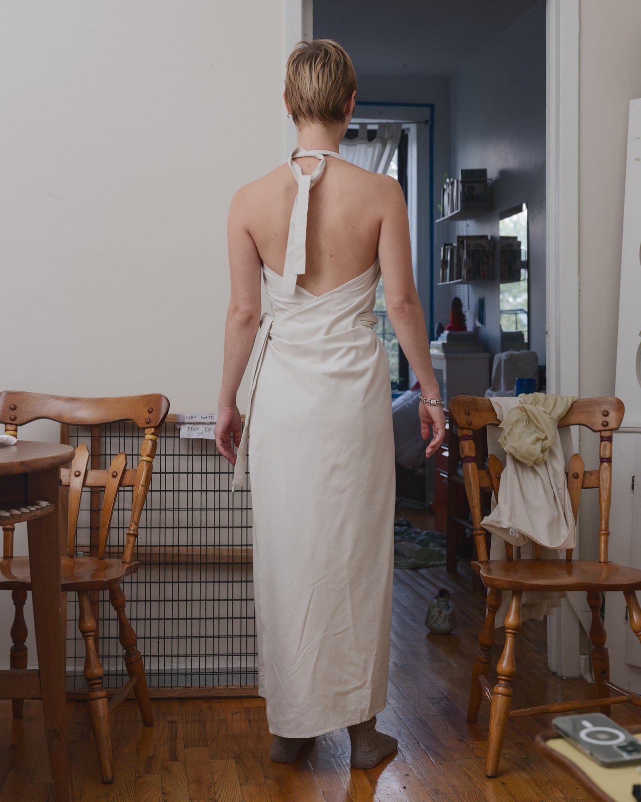 Node Dress - Wild Silk - Undyed