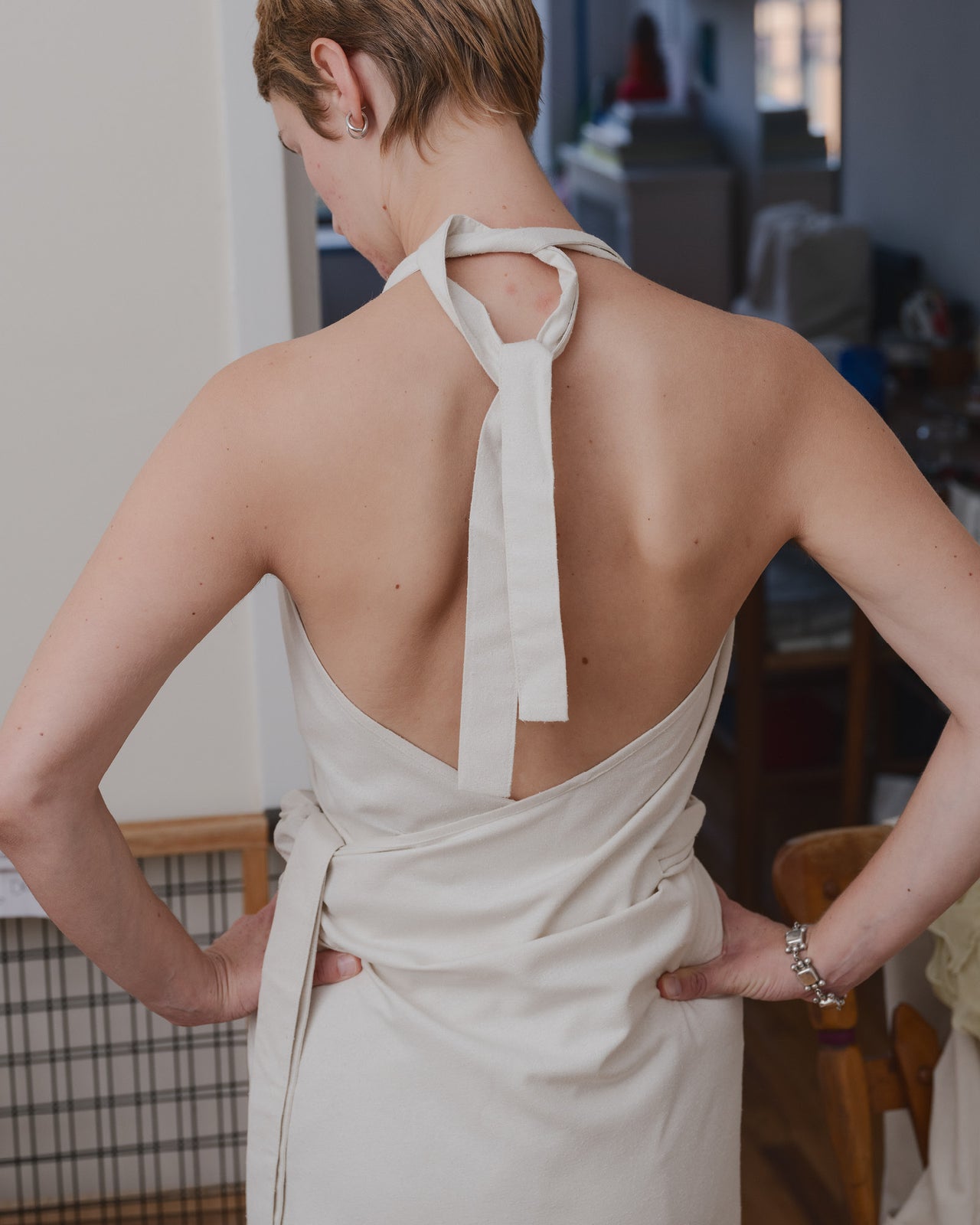 Node Dress - Wild Silk - Undyed