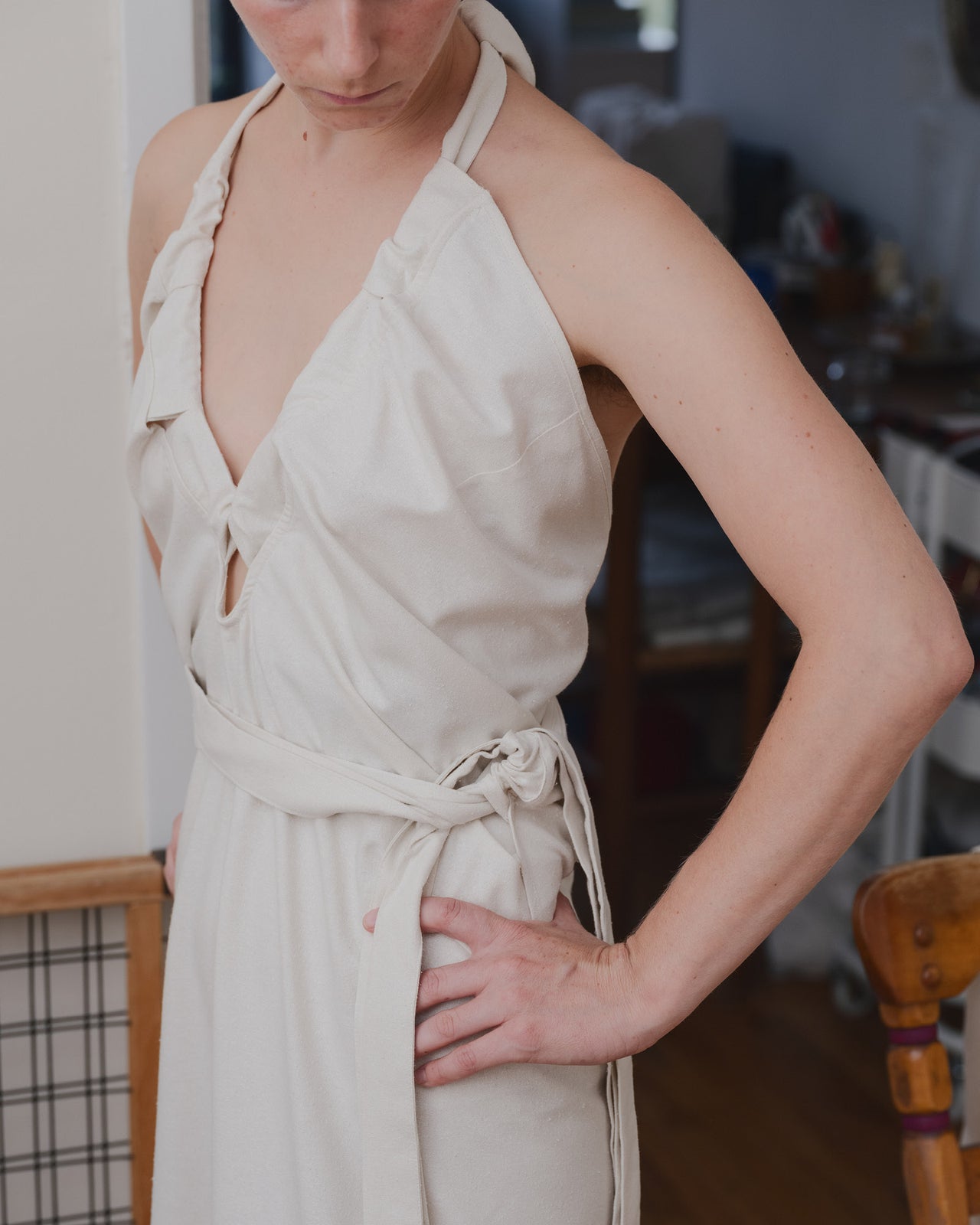 Node Dress - Wild Silk - Undyed