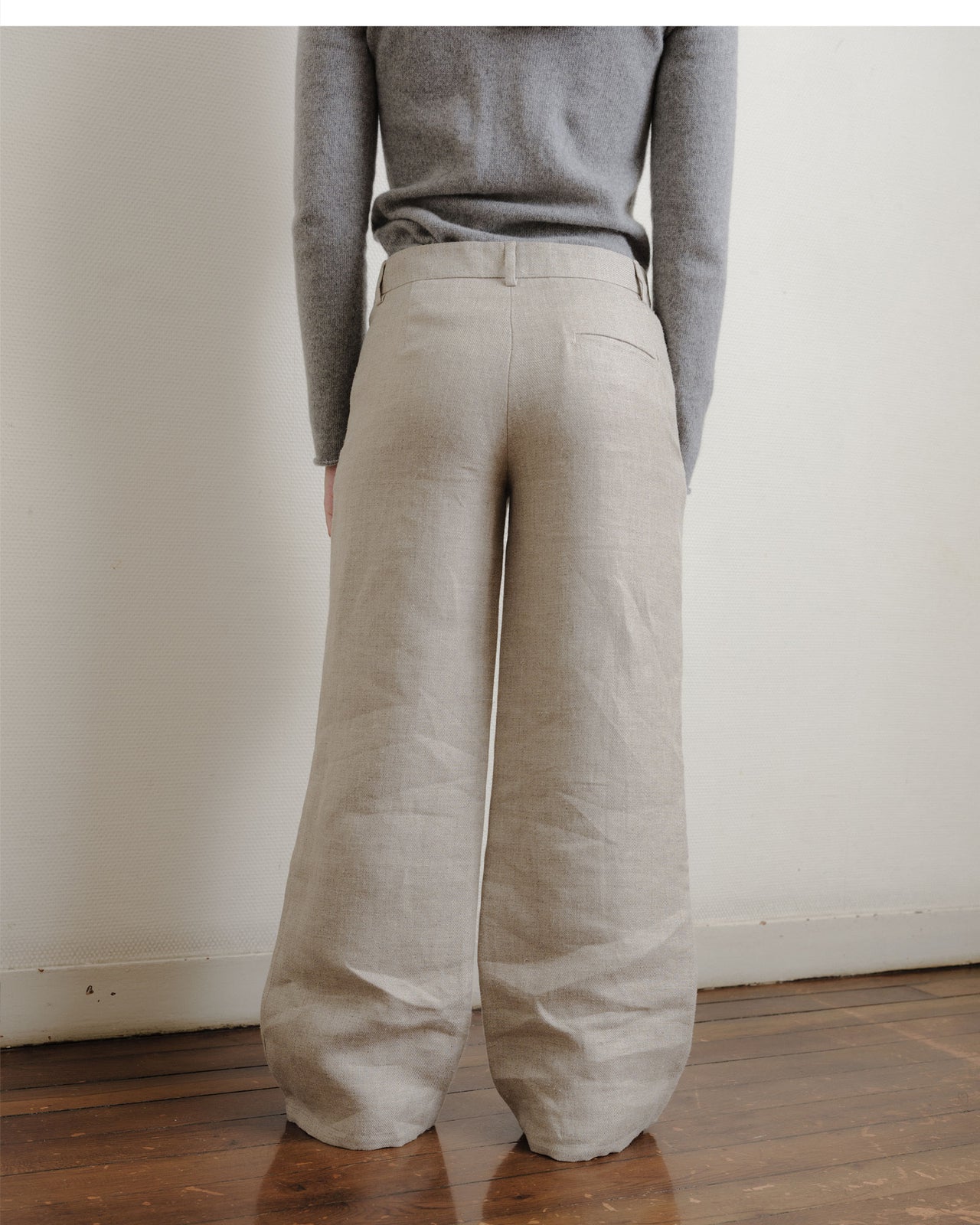 Novel Loose Pants - Hemp Canvas - Undyed - SP24