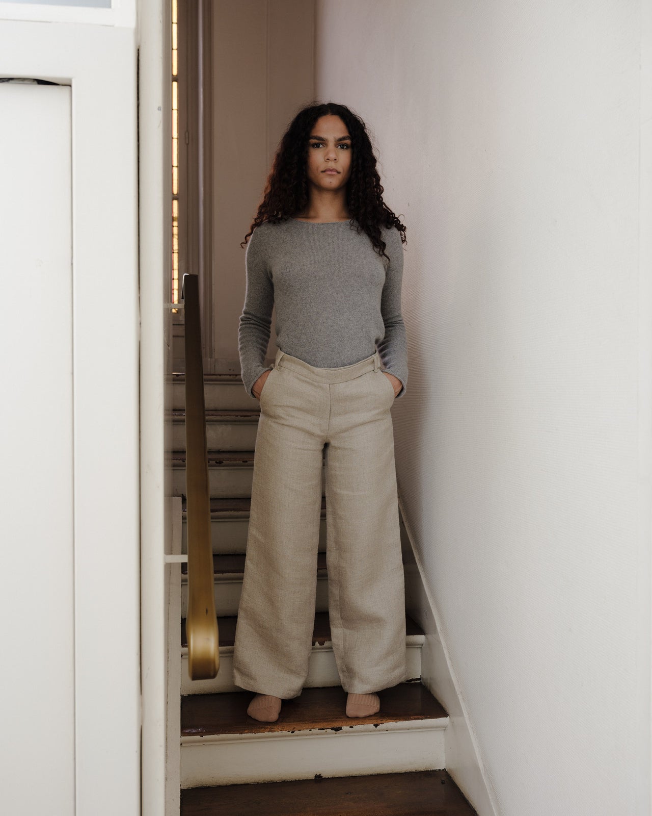 Novel Loose Pants - Hemp Canvas - Undyed - SP24