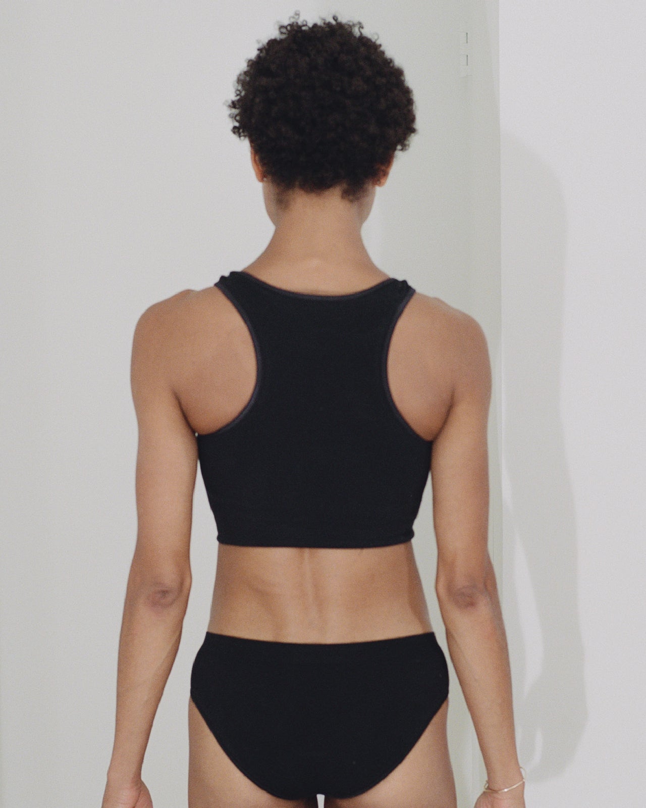 Oleta Highneck Bra - Black