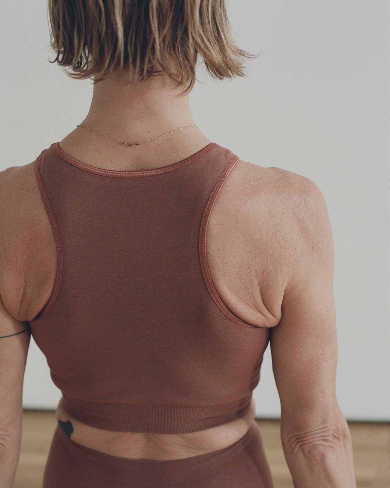 Oleta Highneck Bra - Rust