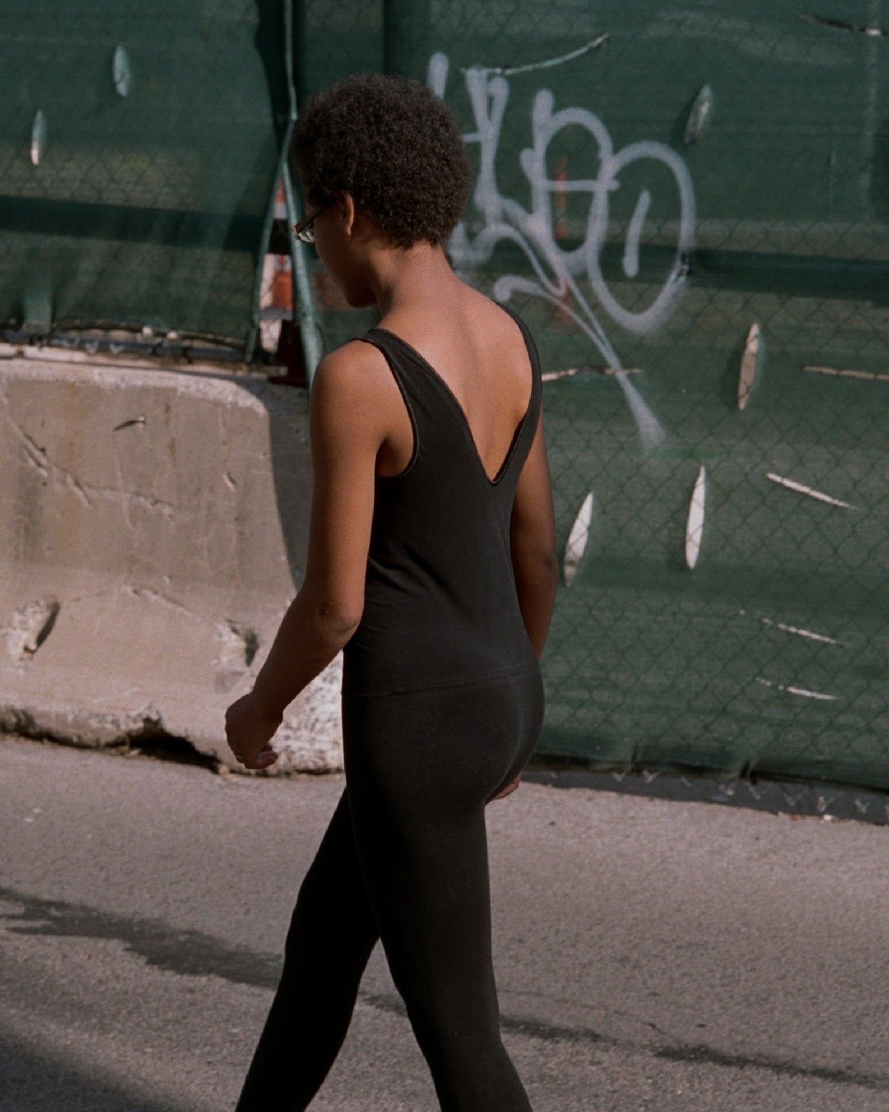 Oleta Jumpsuit - Fine Cotton Seamless - Black