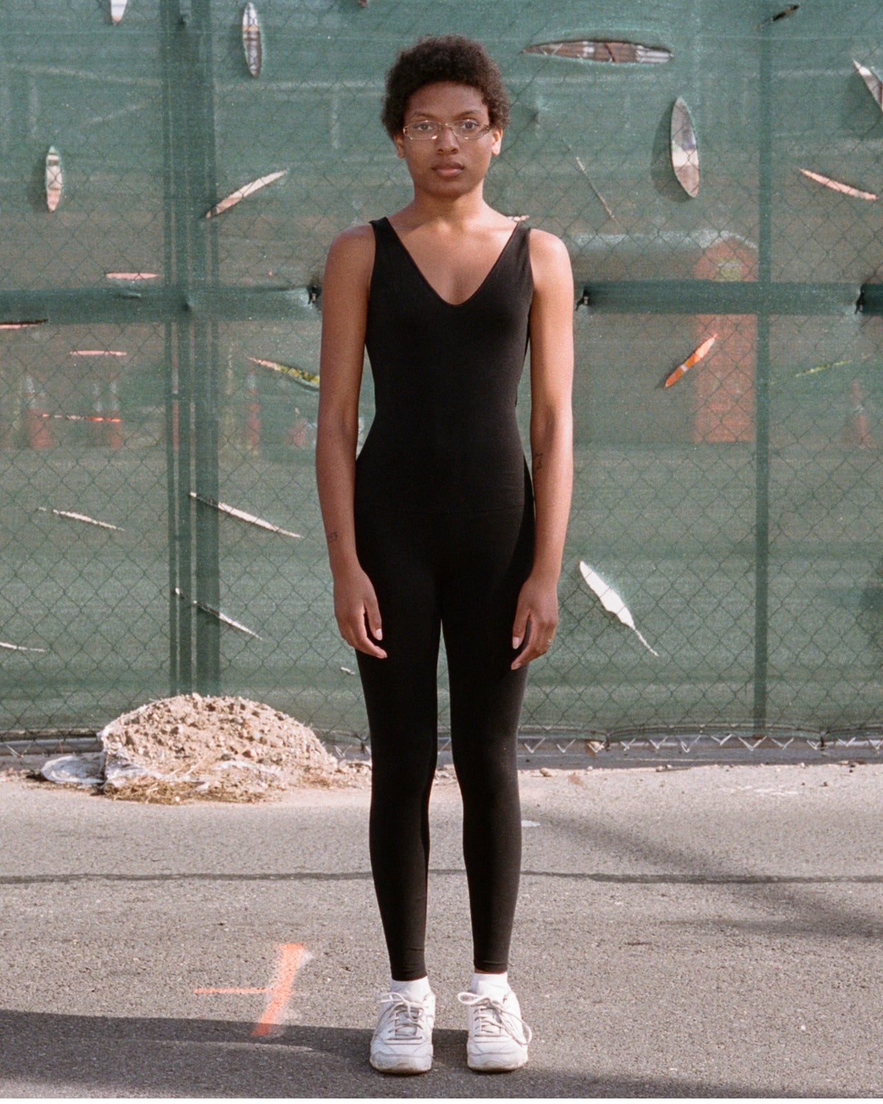 Oleta Jumpsuit - Fine Cotton Seamless - Black