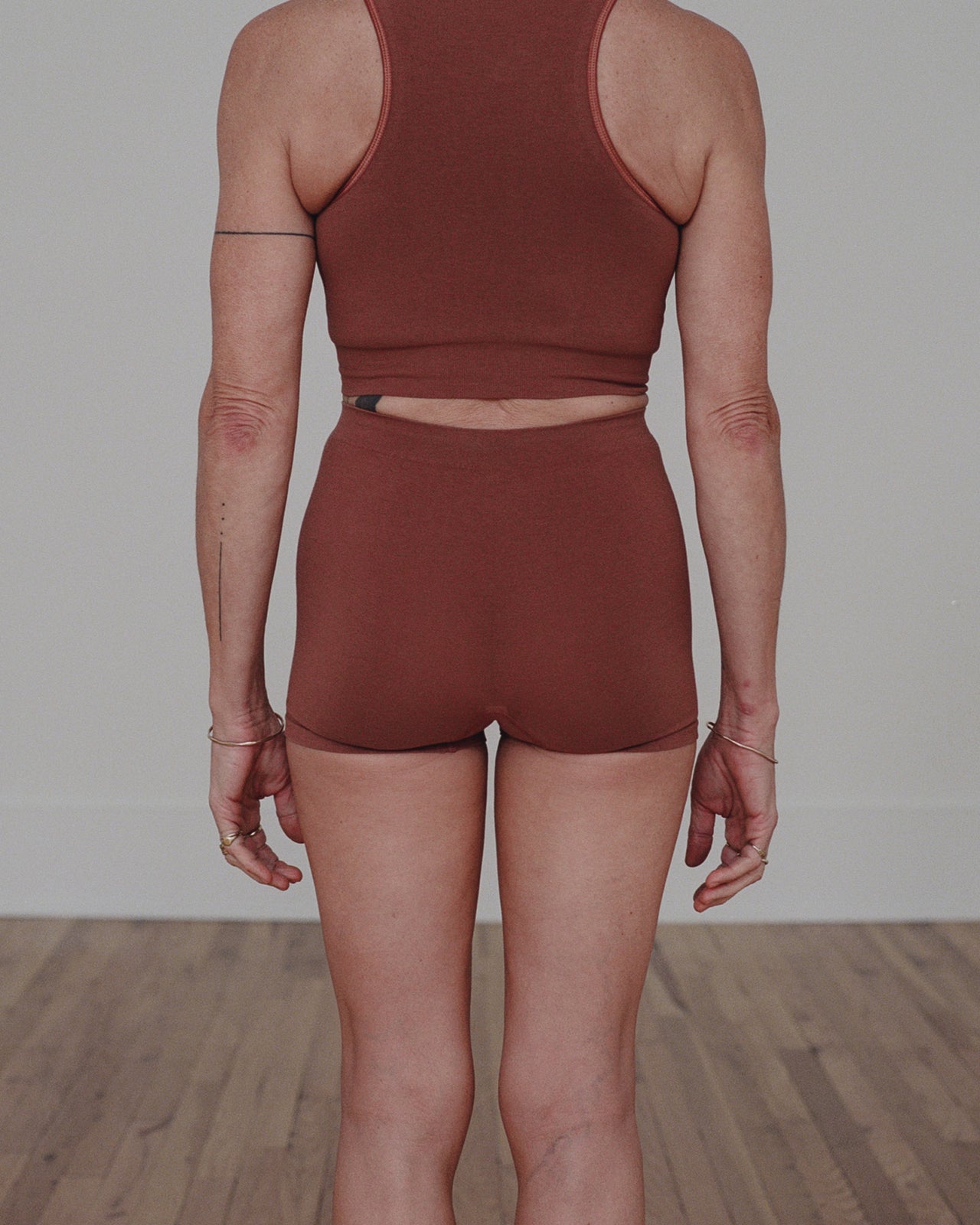 Oleta Shorts - Fine Cotton Seamless - Rust