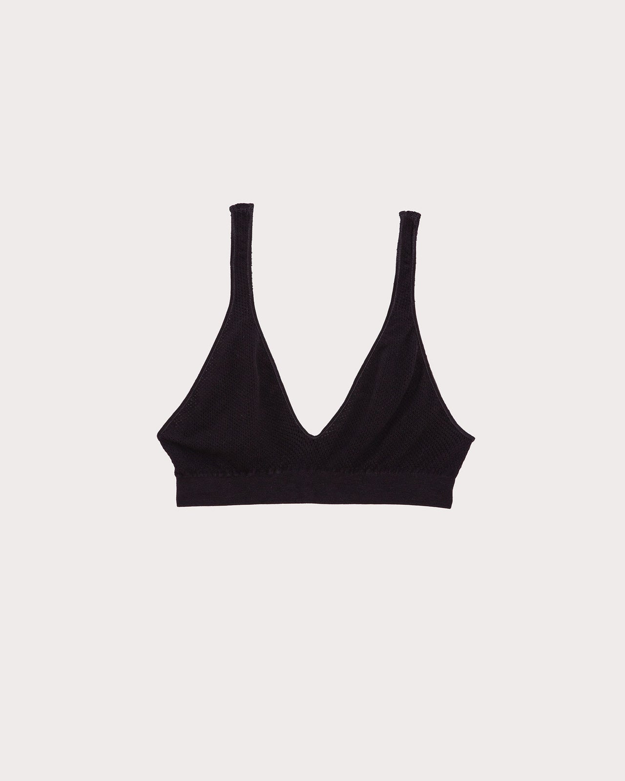 Odea Bra - Cotton Mesh - Black