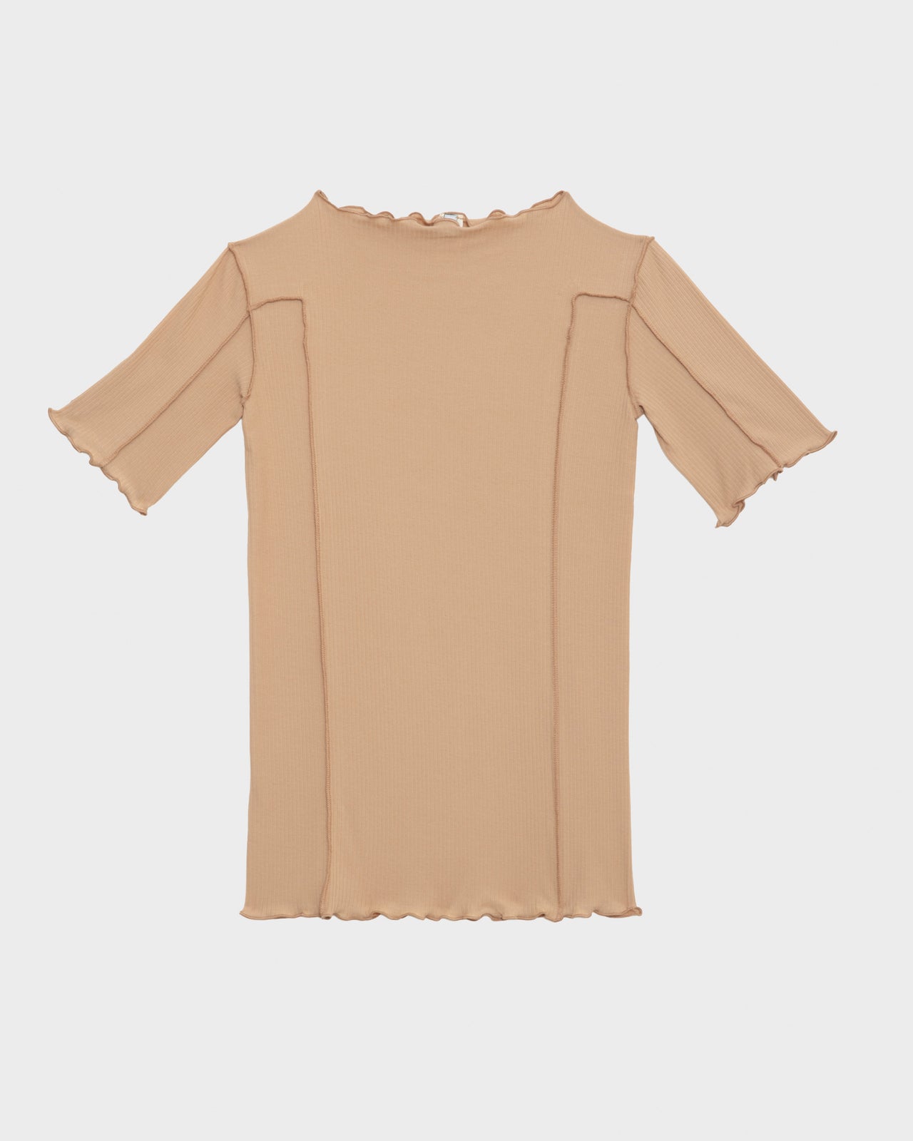 Omato 3/4 Tee Shirt - Organic Cotton Rib - Aural