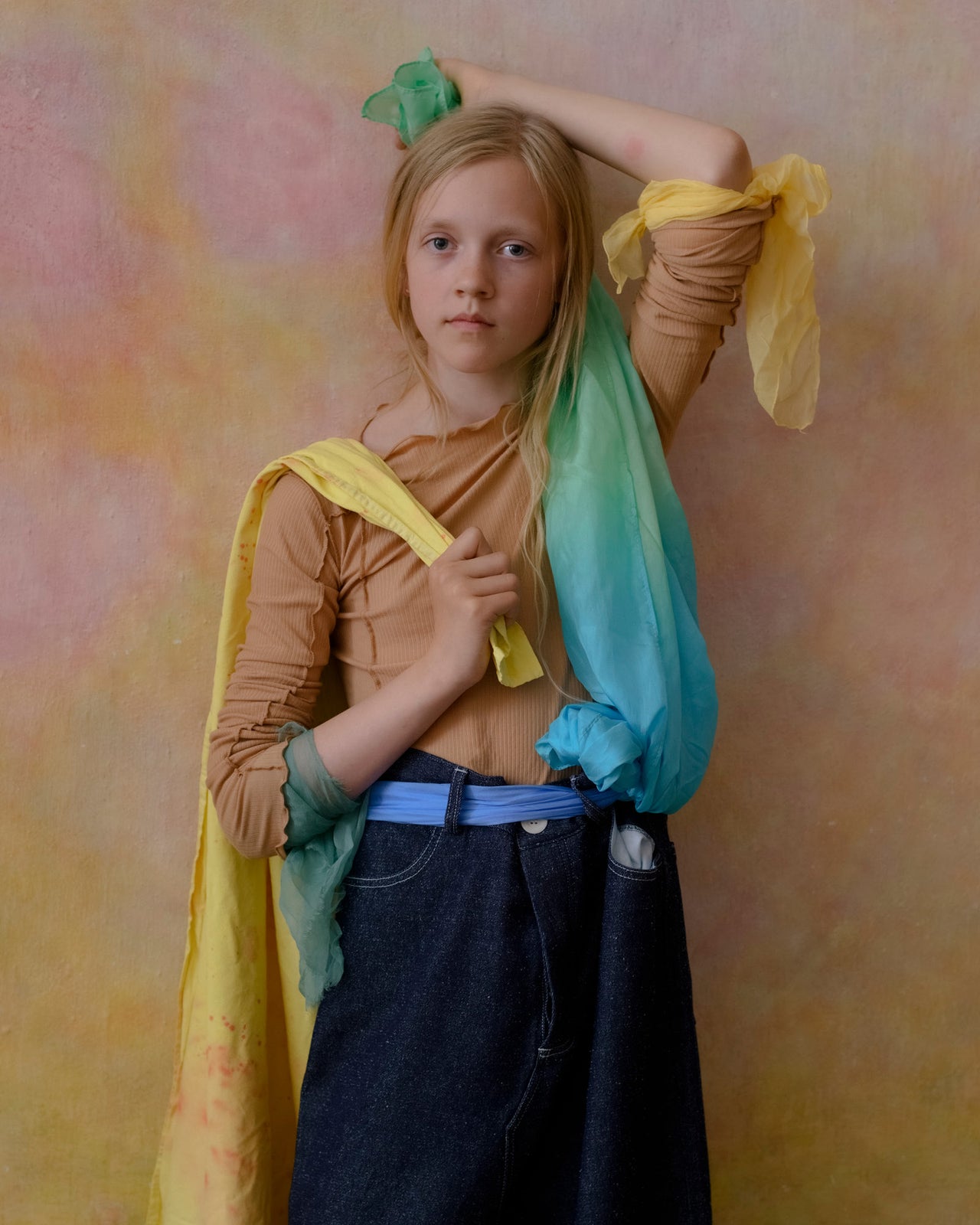 Omato Long Sleeve Tee - Organic Cotton Rib - Aural