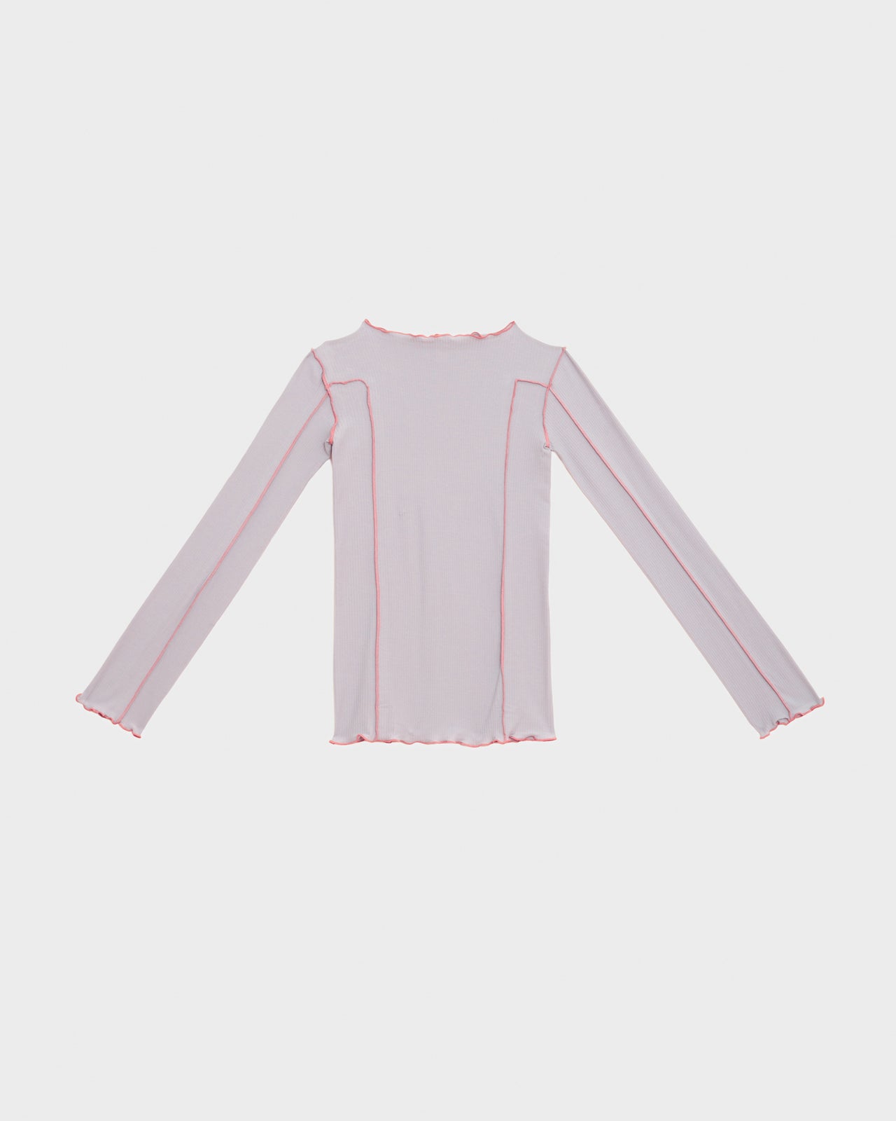 Omato Long Sleeve Tee - Organic Cotton Rib - Verbe Purple (Aural)