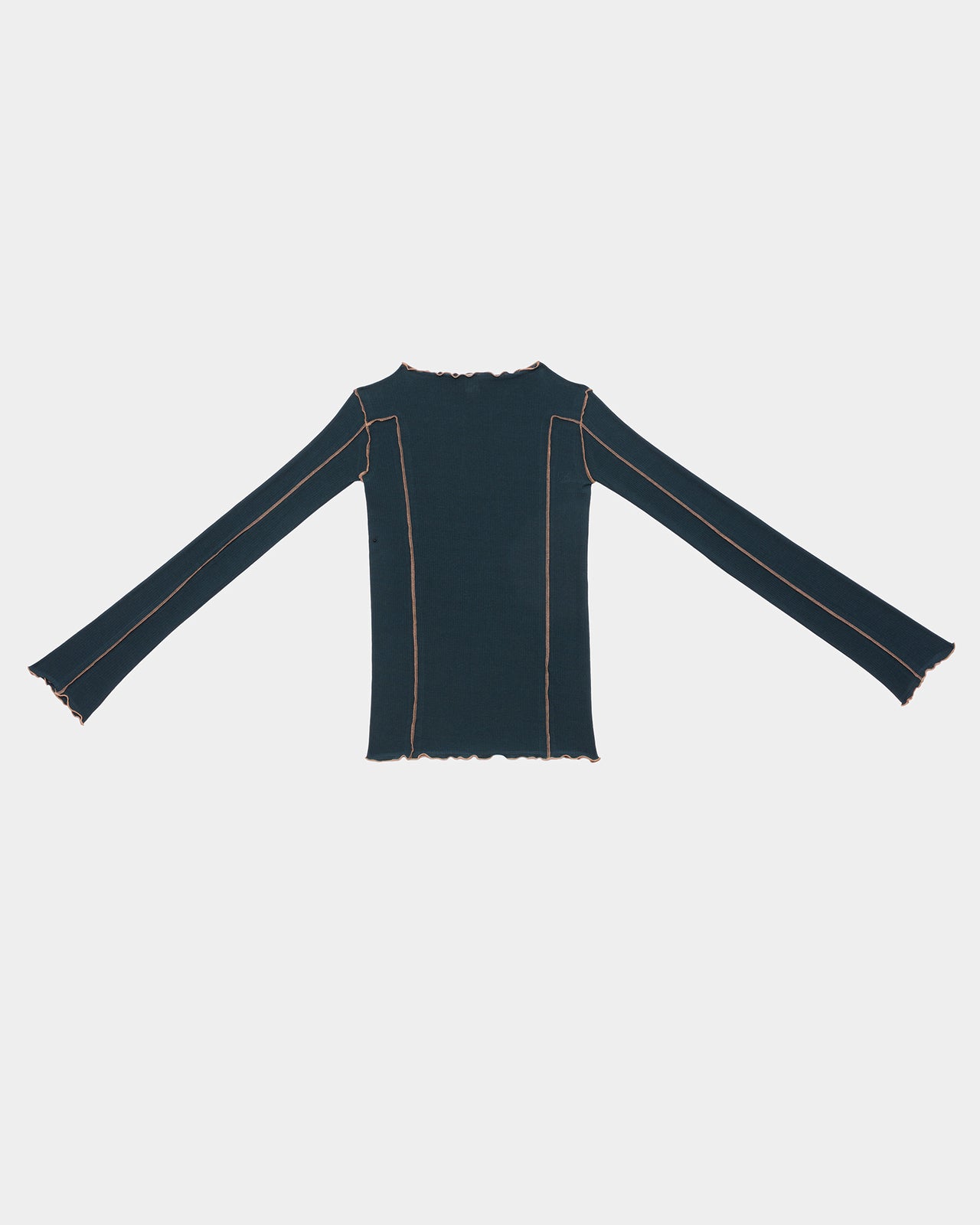 Omato Long Sleeve Tee - Organic Cotton Rib - Hirsu Green
