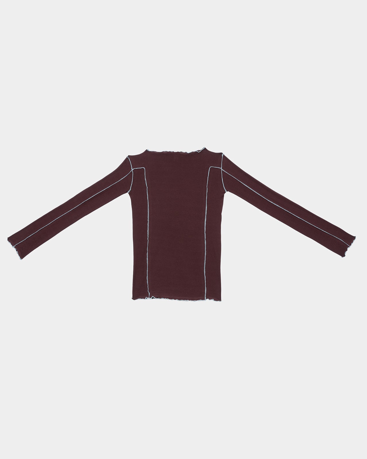 Omato Long Sleeve Tee - Organic Cotton Rib - Nara Red