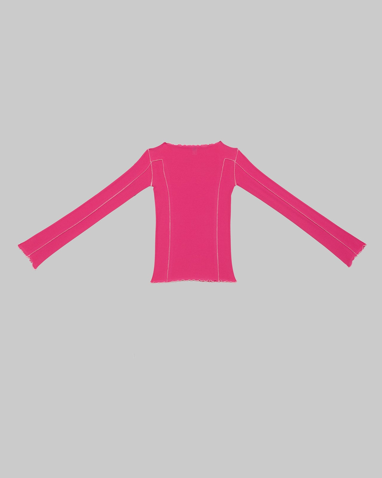 Omato Long Sleeve Tee - Organic Cotton Rib - York Pink (Pink)