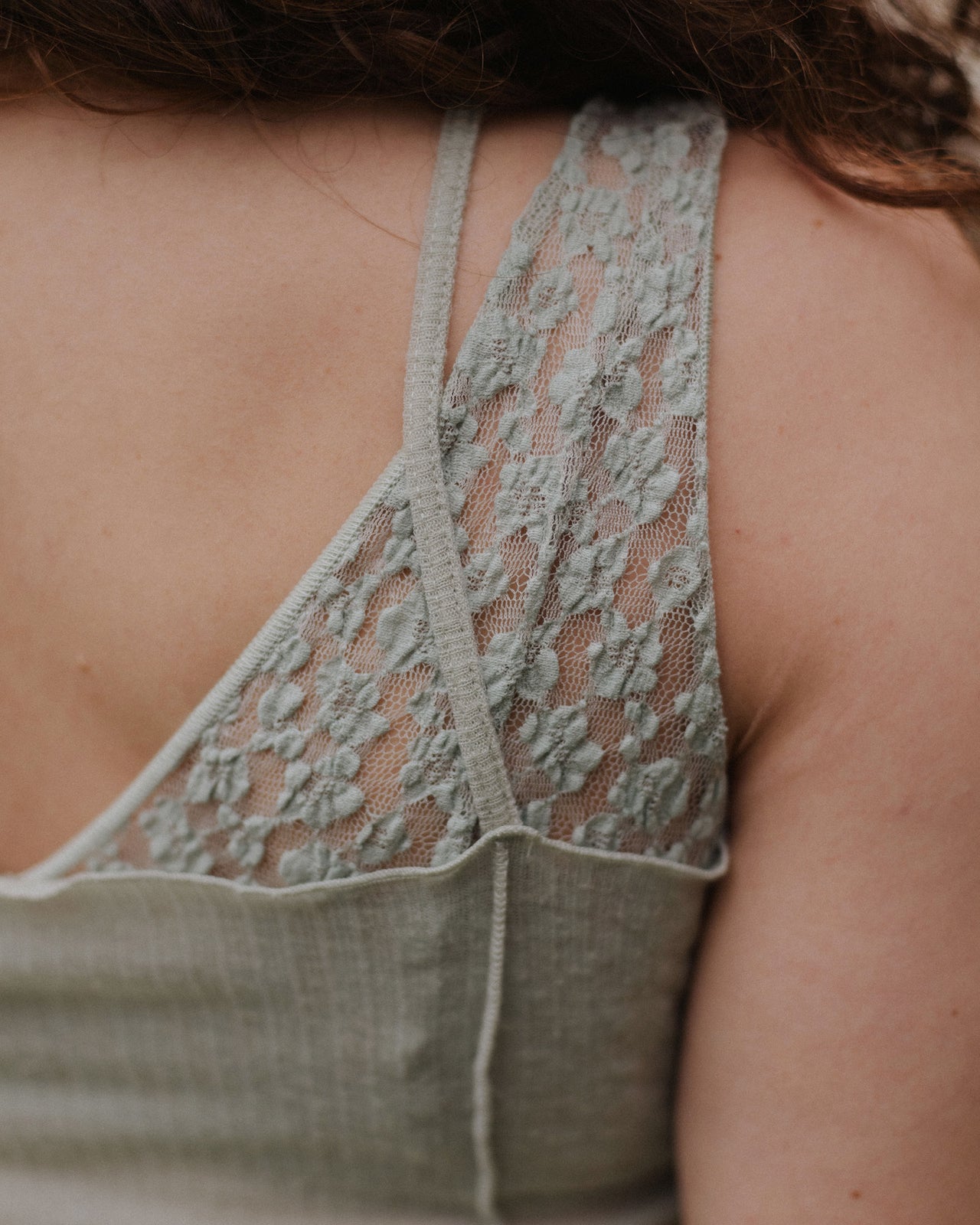 Omato Tank - Fine Wool Rib - Brun Green