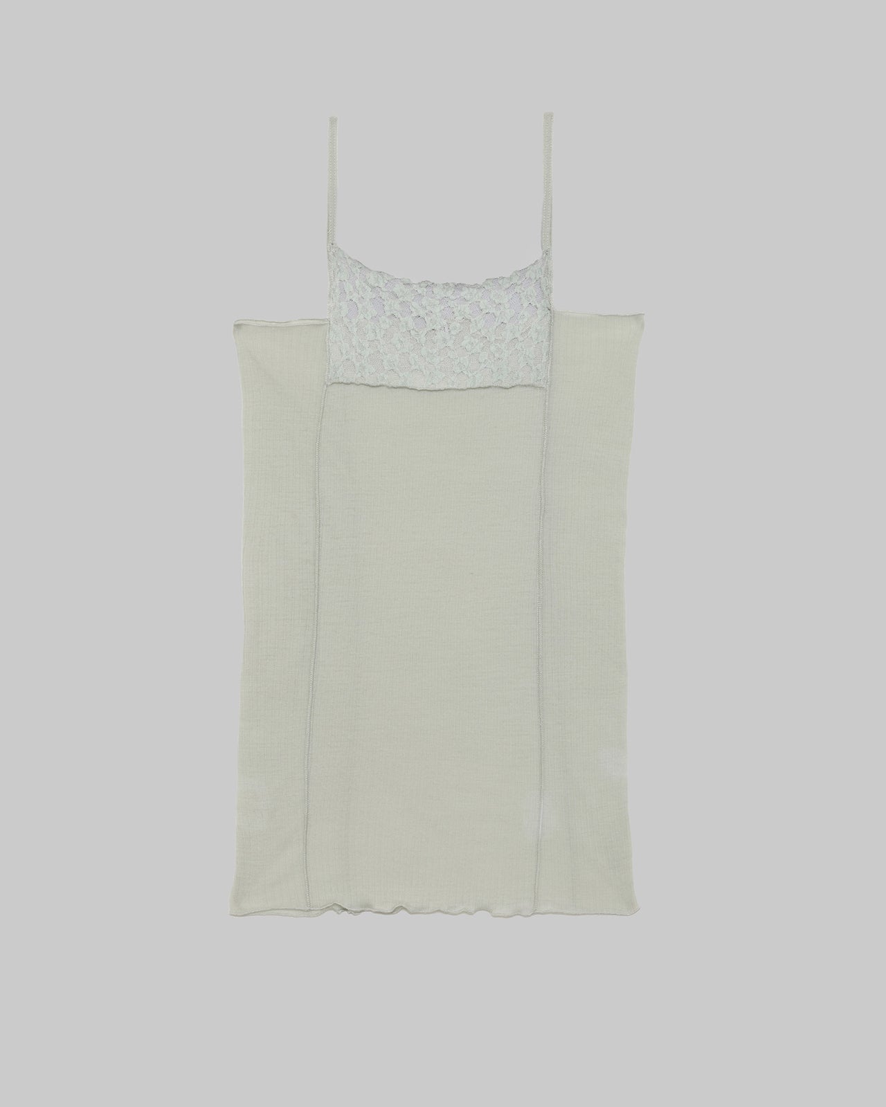 Omato Tank - Fine Wool Rib - Brun Green