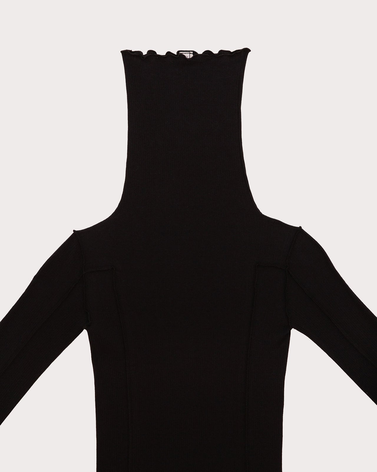 Omato Turtleneck - Organic Cotton Rib - Black