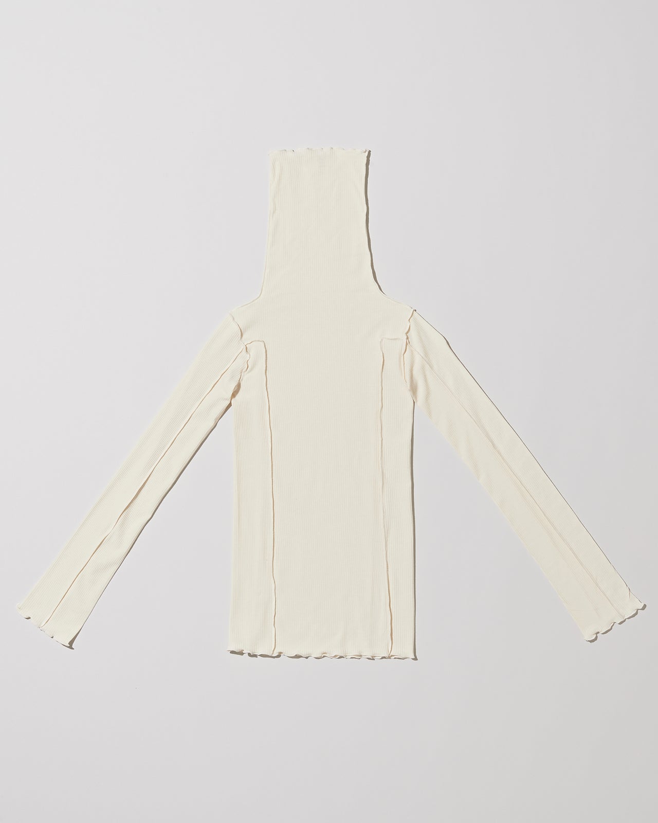 Omato Turtleneck - Organic Cotton Rib - Off White