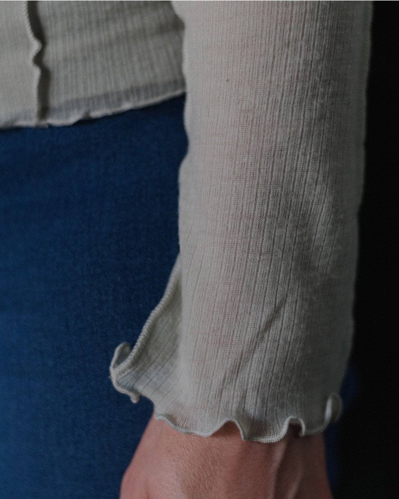 Omato Turtleneck - Fine Wool Rib - Brun Green