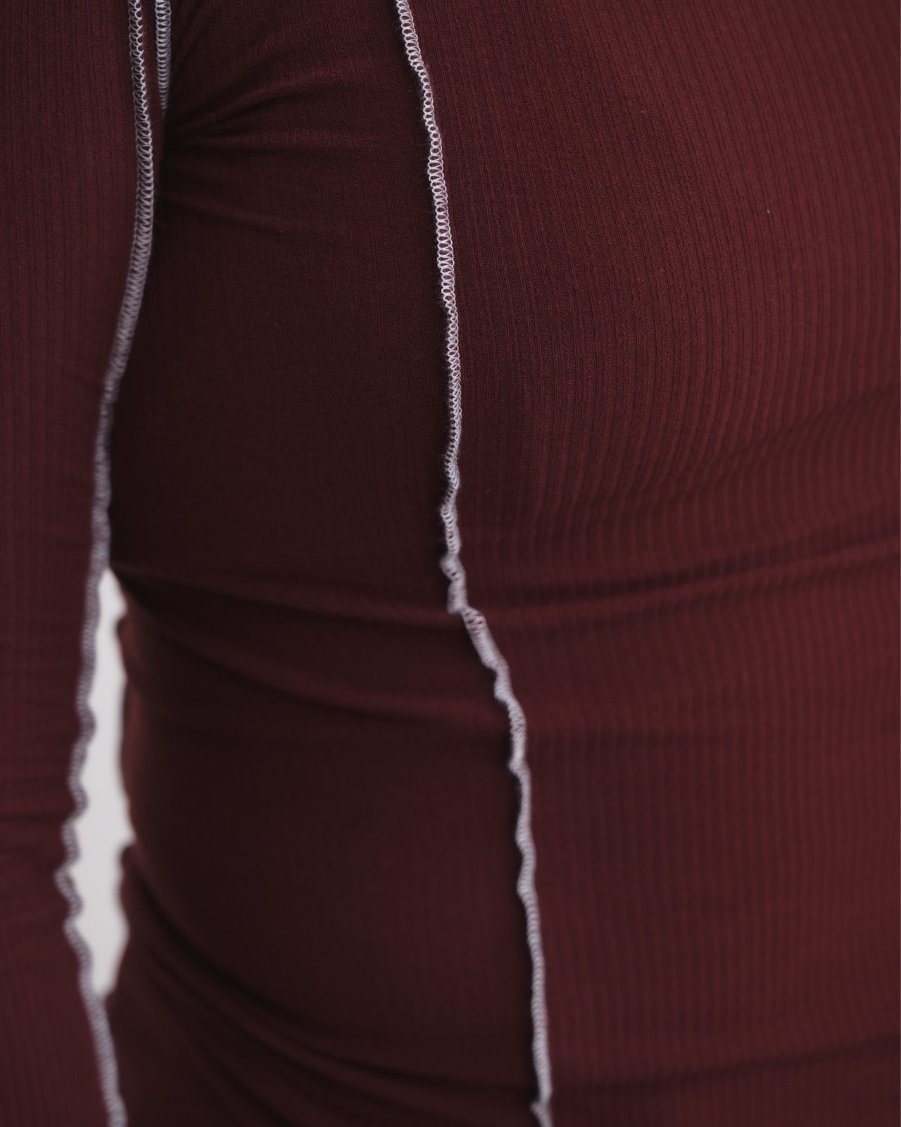 Omato Turtleneck - Organic Cotton Rib - Nara Red