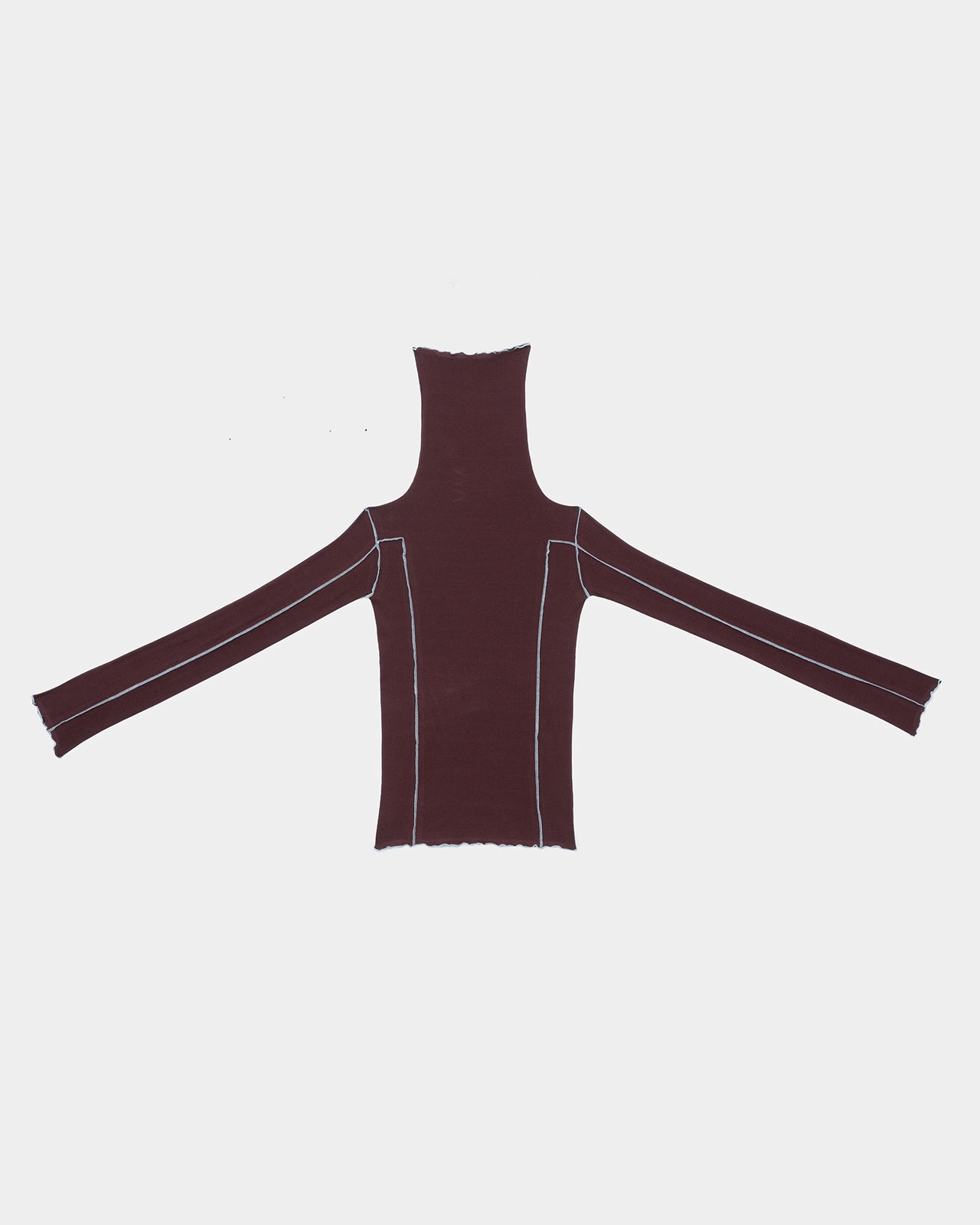 Omato Turtleneck - Organic Cotton Rib - Nara Red