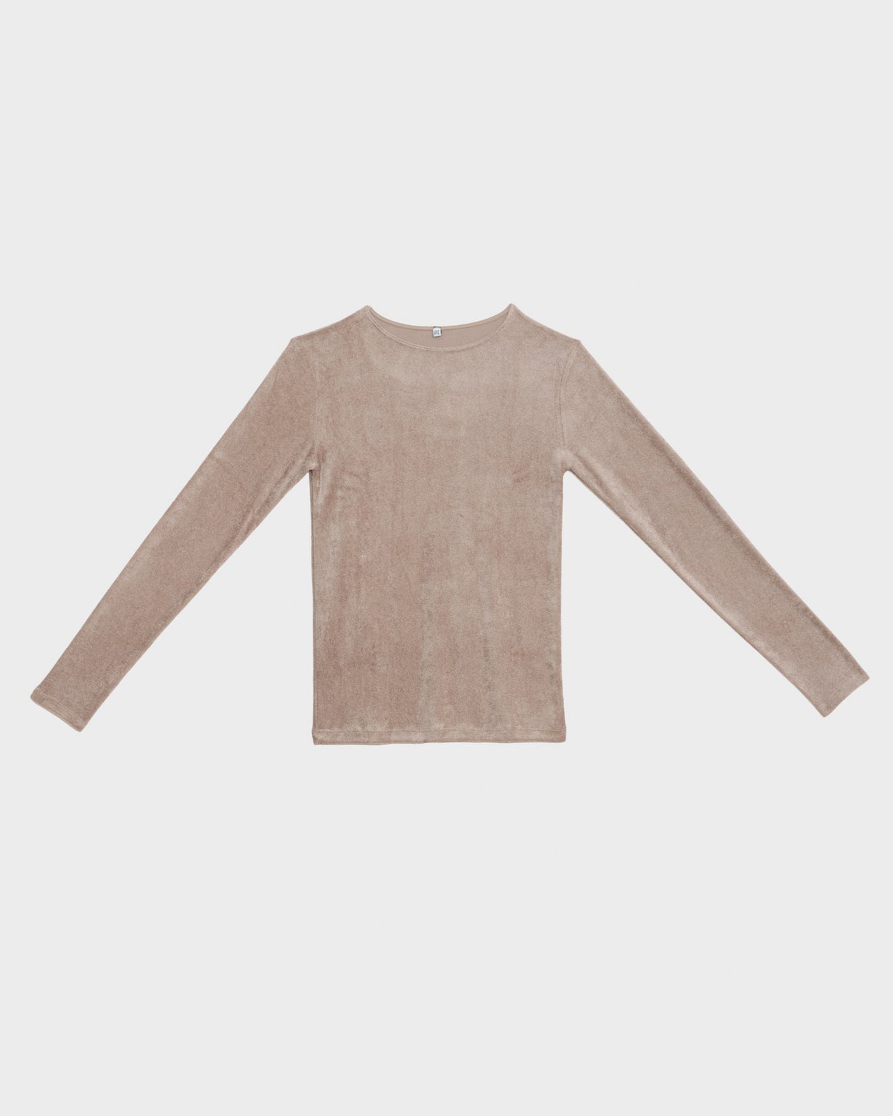 Omo Long Sleeve Tee - Ecovero Velour - Alba Brown