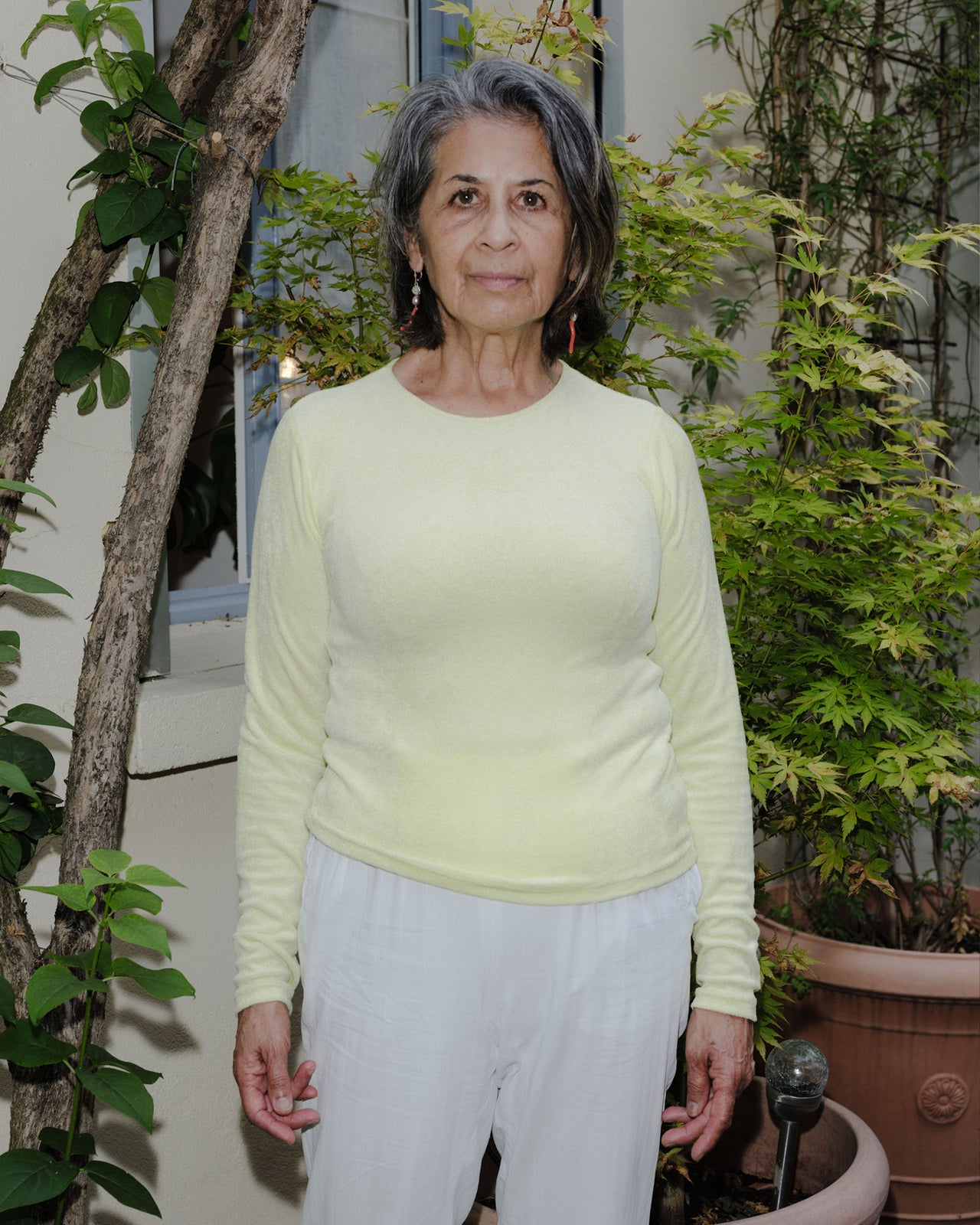 Omo Long Sleeve Tee - Velours - Lime