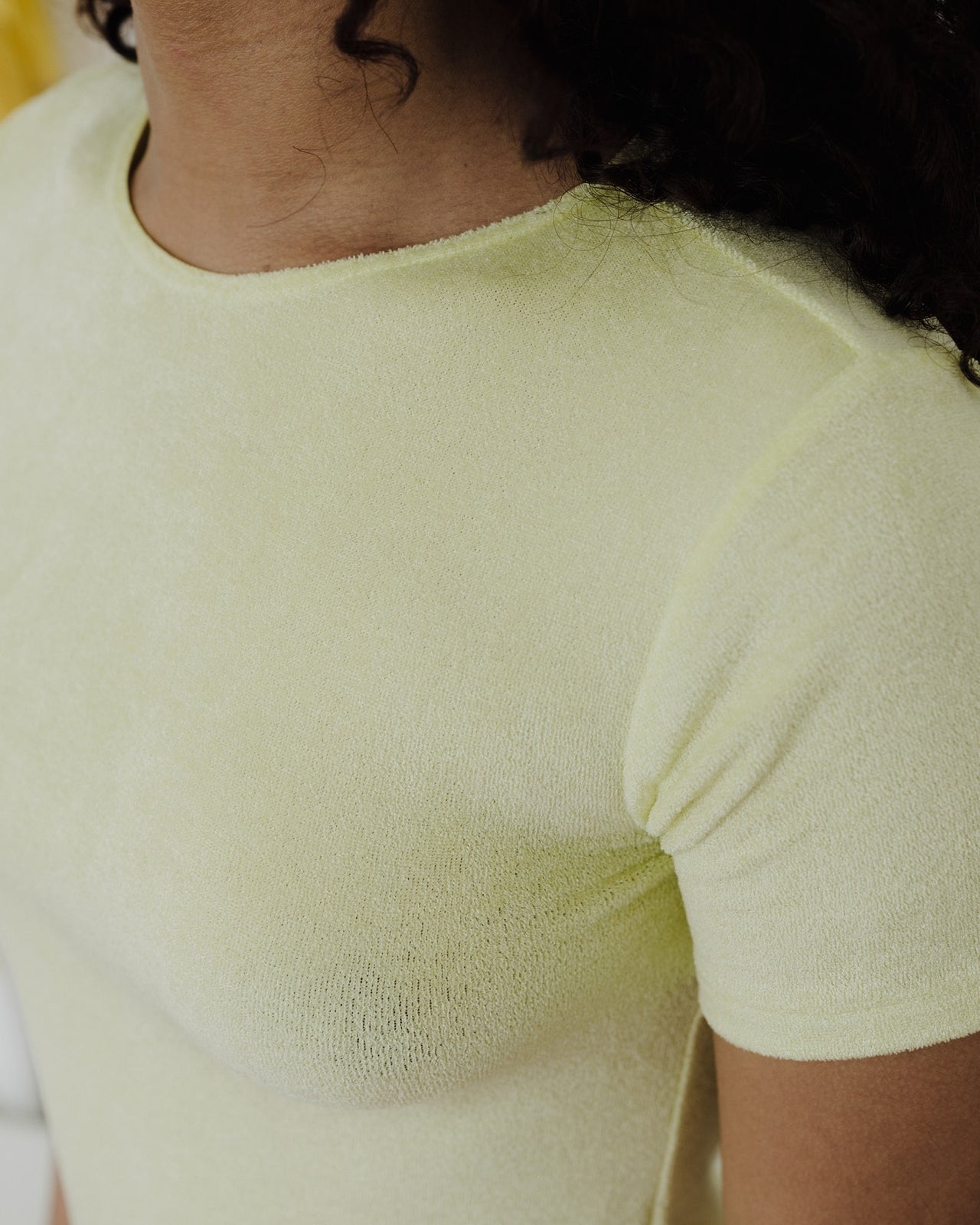 Omo Tee Shirt  - Velours - Lime