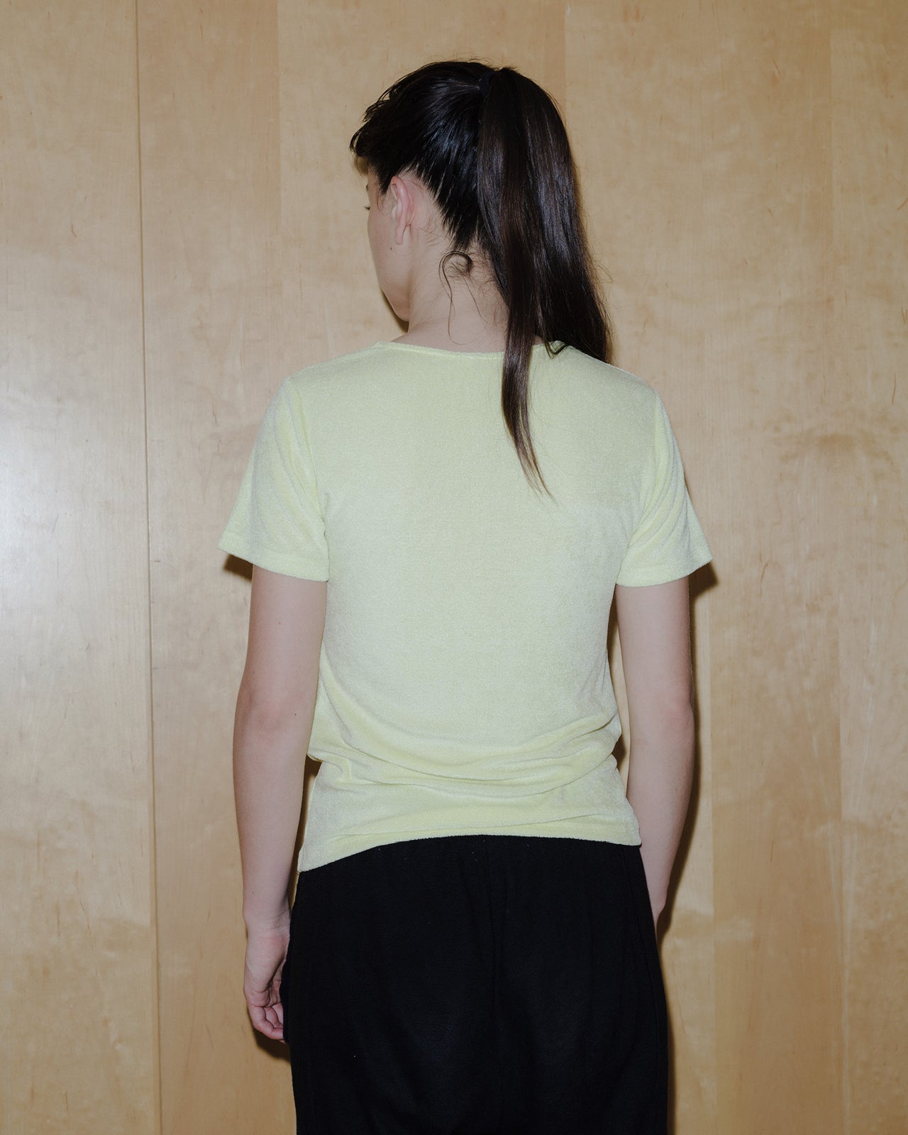 Omo Tee Shirt  - Velours - Lime