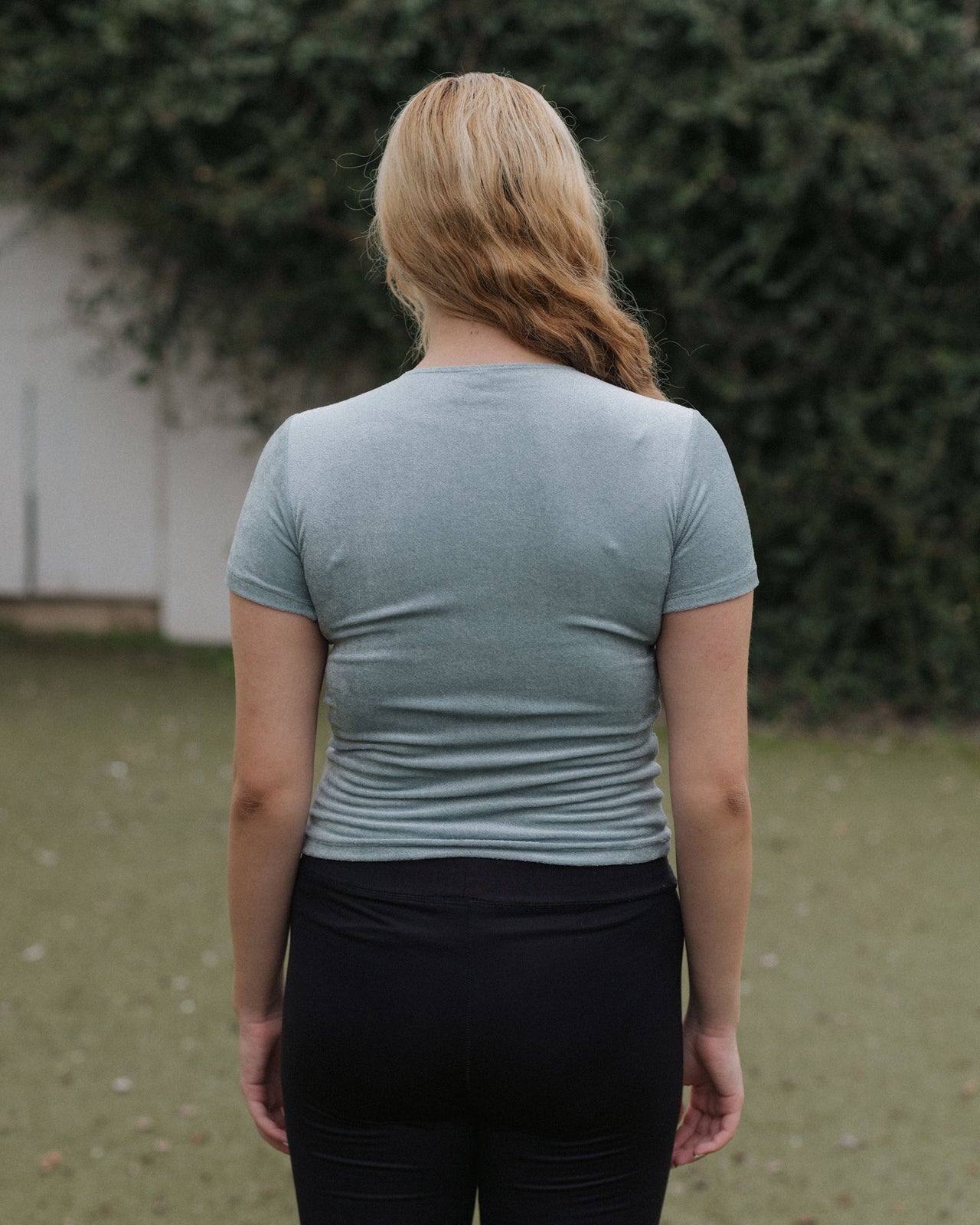 Omo Tee Shirt - Ecovero Velour - Toom Grey