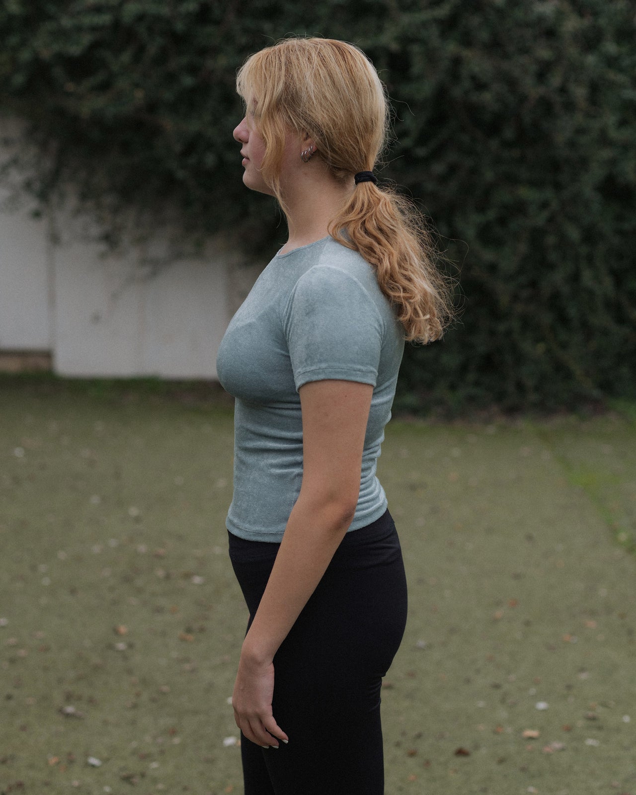 Omo Tee Shirt - Ecovero Velour - Toom Grey