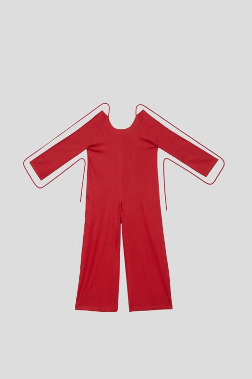 Otay Longsleeve Jumpsuit - Wild Silk - Rubia Red - AU22