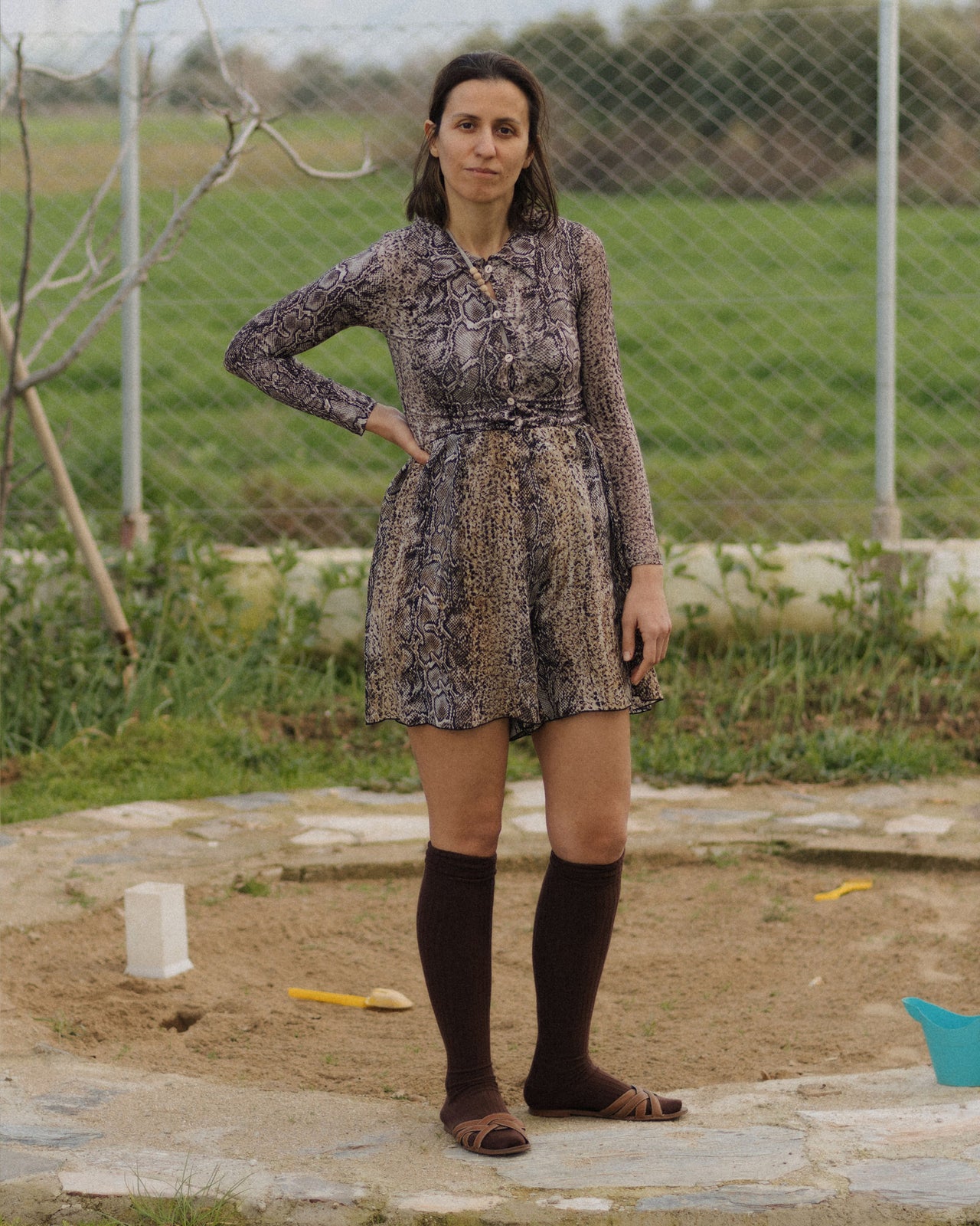 Overknee Socks - Organic Cotton Rib - Orta Brown