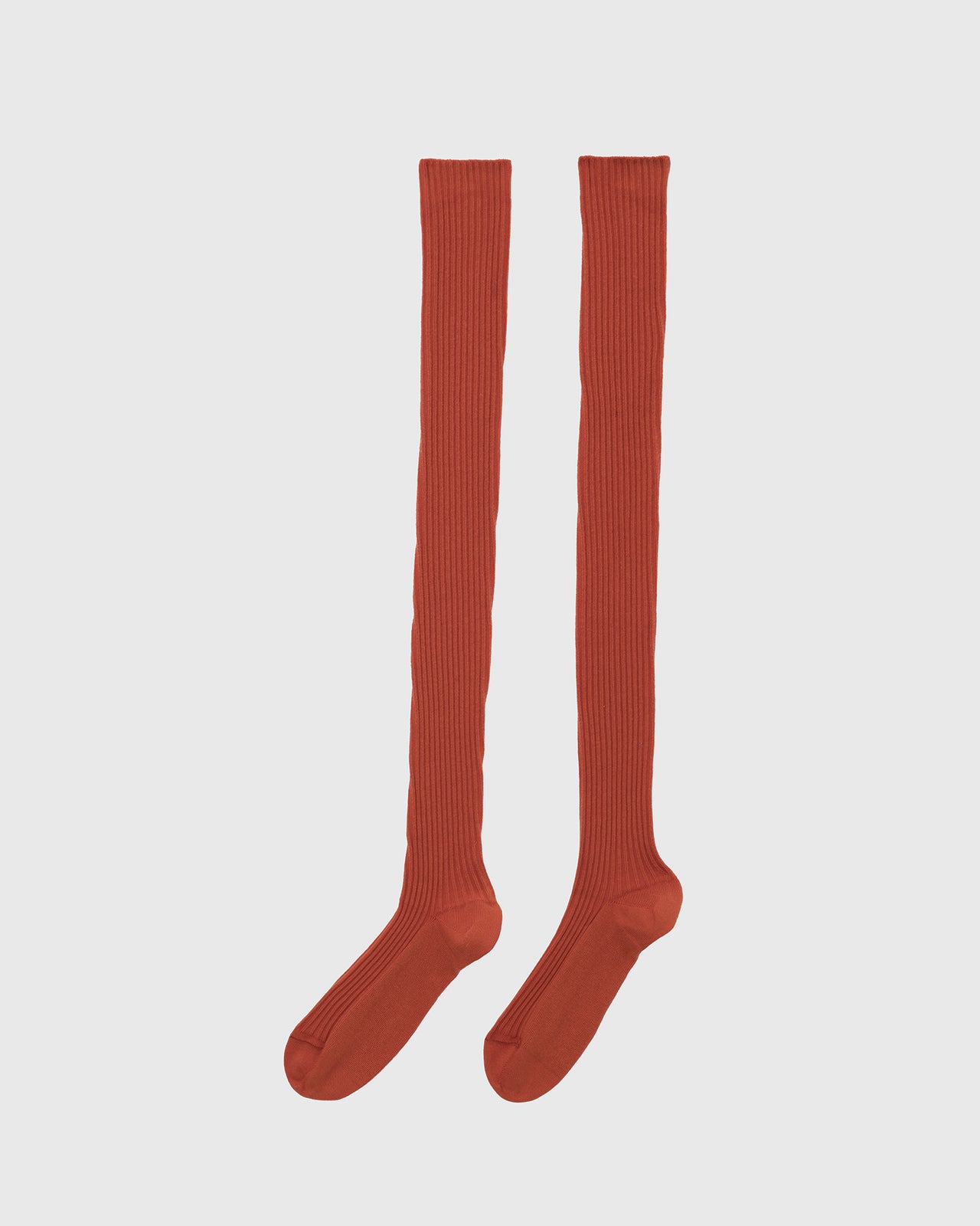 Overknee Socks - Organic Cotton Rib - Scopa Red